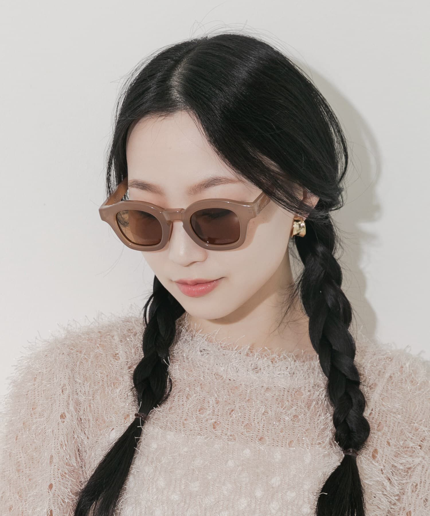 SMELLY「ワイドフレームサングラス」|メガネ|