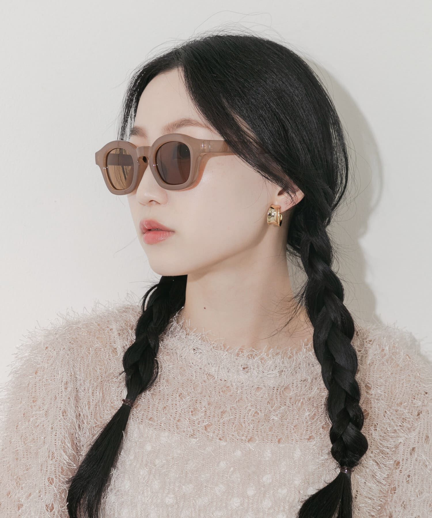 SMELLY「ワイドフレームサングラス」|メガネ|