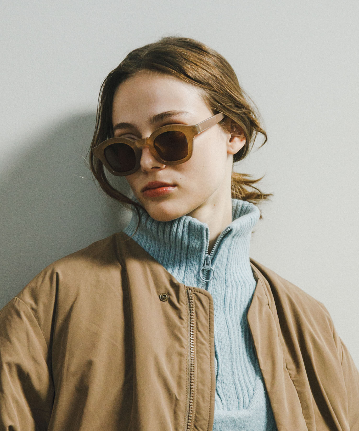 SMELLY「ワイドフレームサングラス」|メガネ|