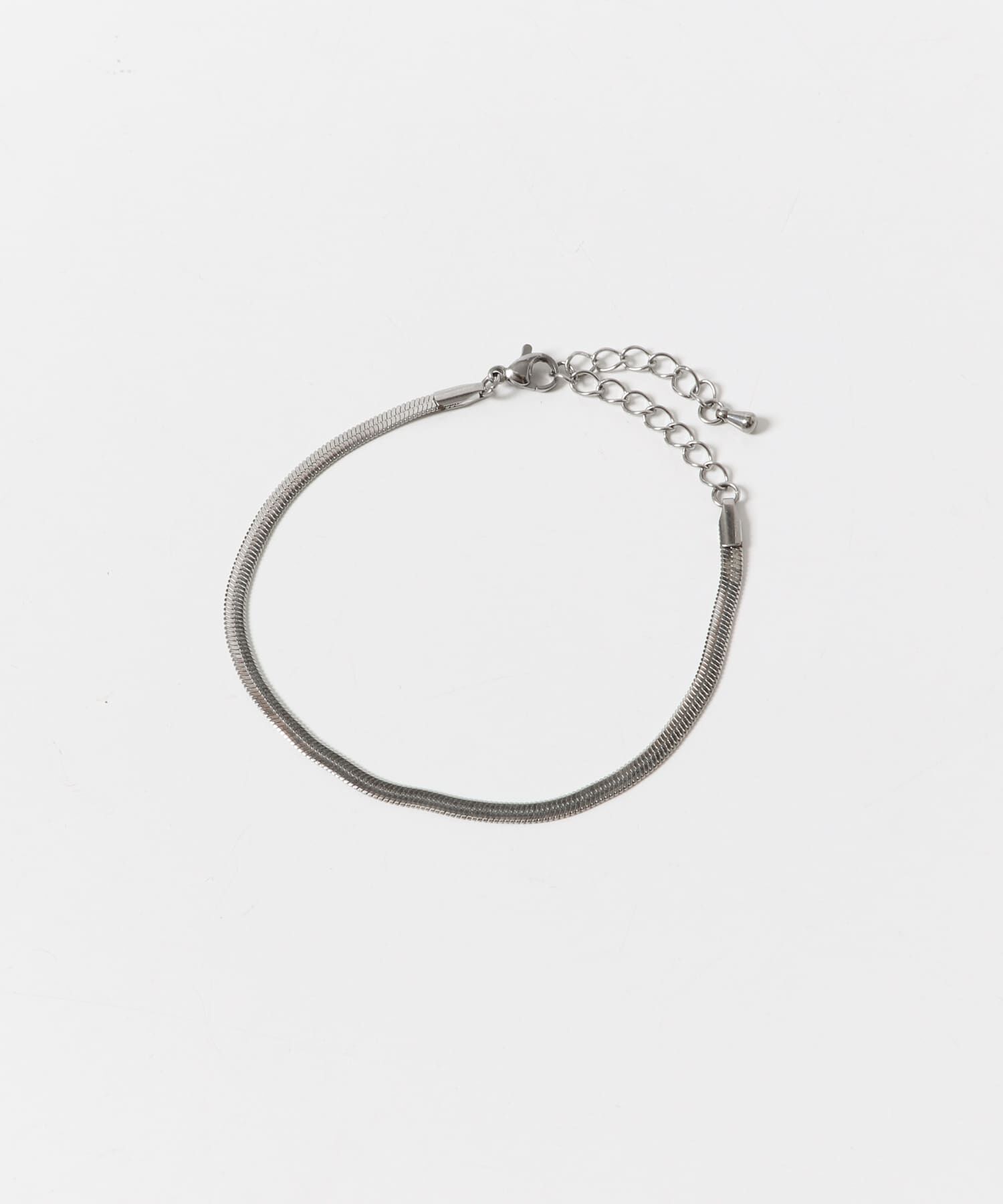 SMELLY「ステンレスヒラスネークブレスレット」|ブレスレット・バングル|
