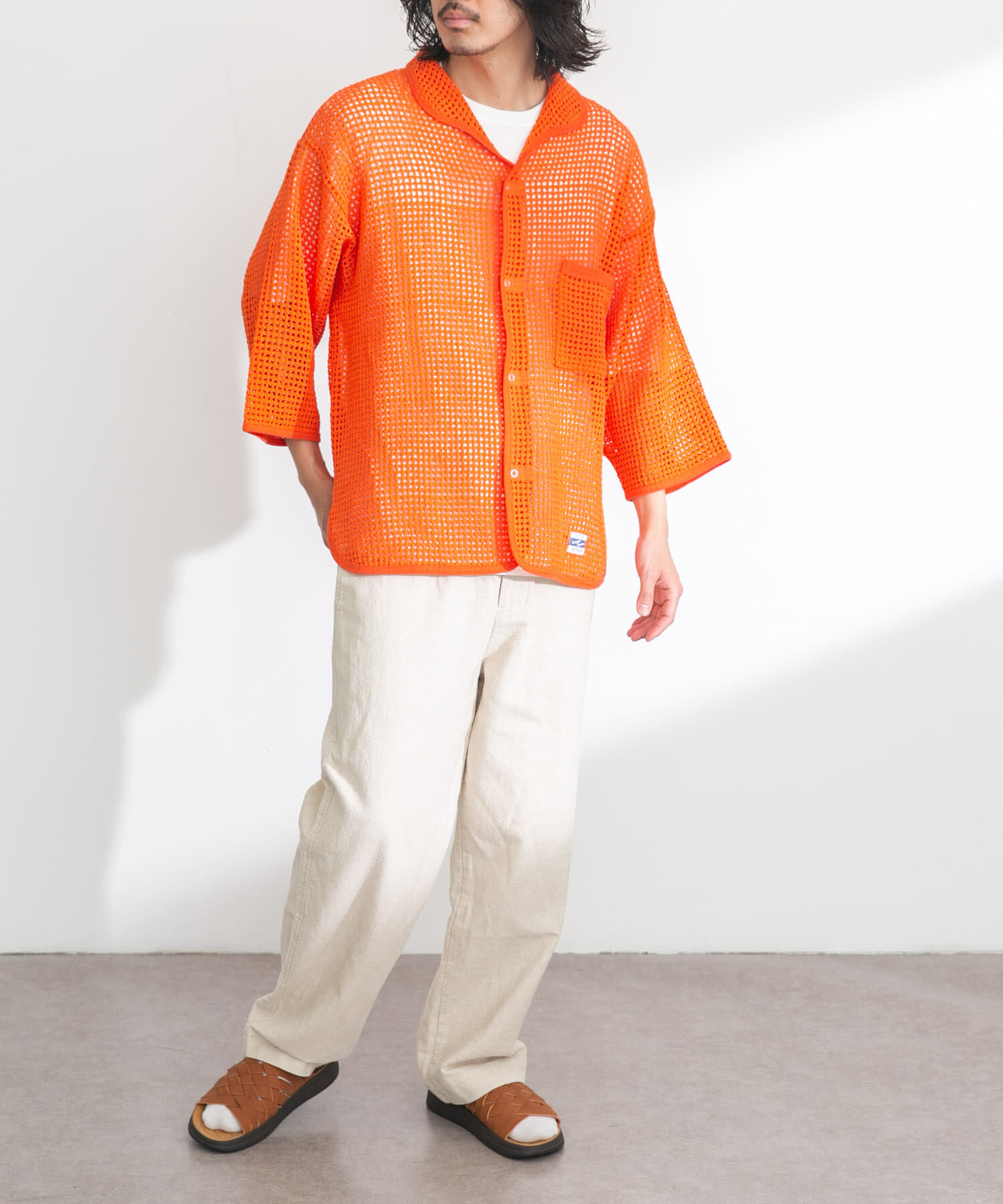 Sonny Label 「ARMY TWILL　Cotton Mesh Shirts」|シャツ・ブラウス|