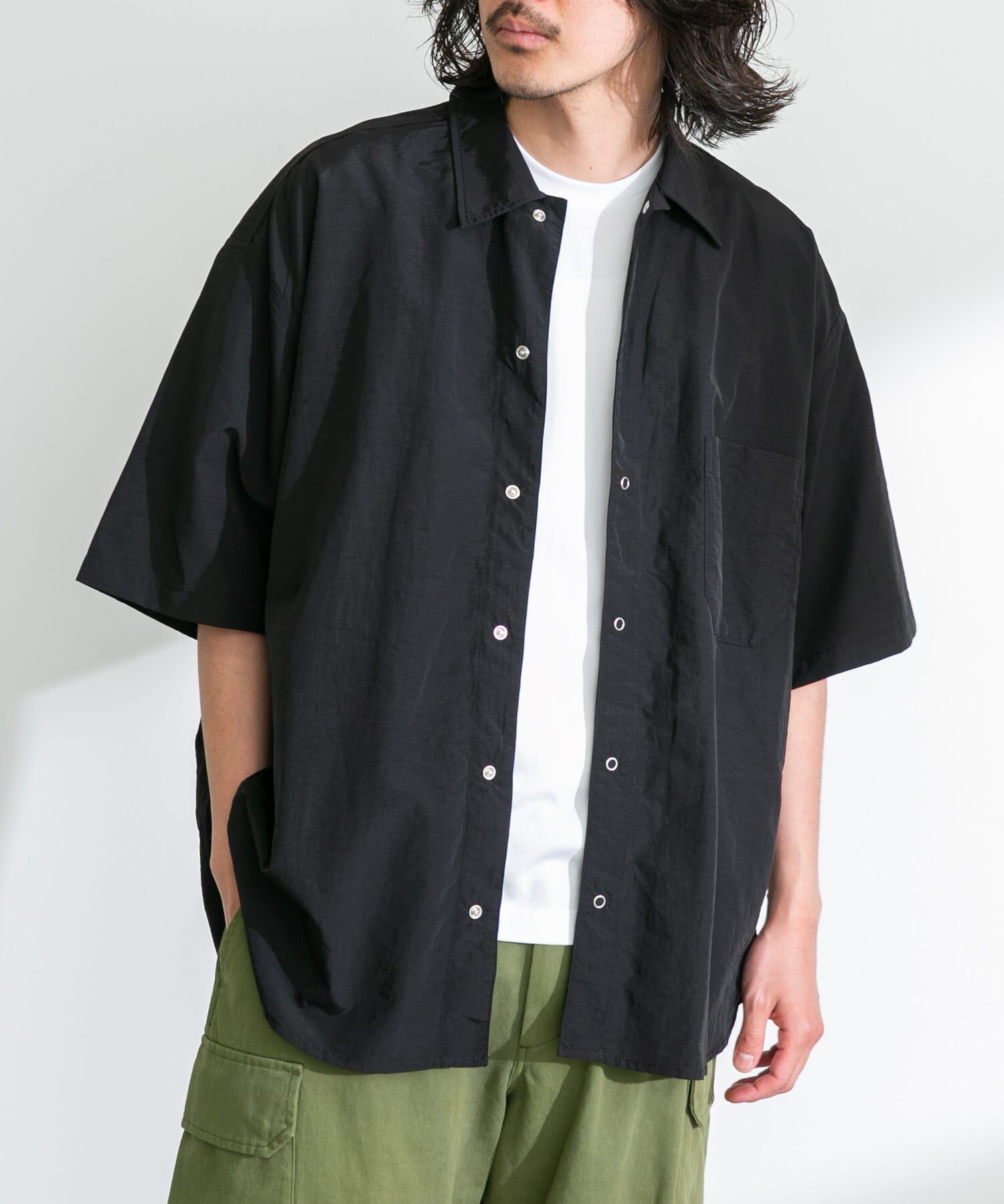Sonny Label 「ARMY TWILL　Nylon OX Mesh H/S Shirts」|シャツ・ブラウス|
