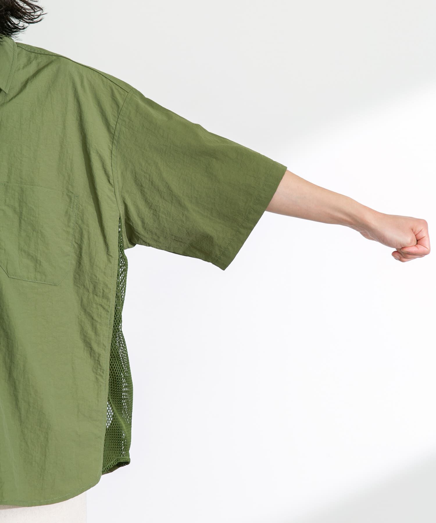 Sonny Label 「ARMY TWILL　Nylon OX Mesh H/S Shirts」|シャツ・ブラウス|