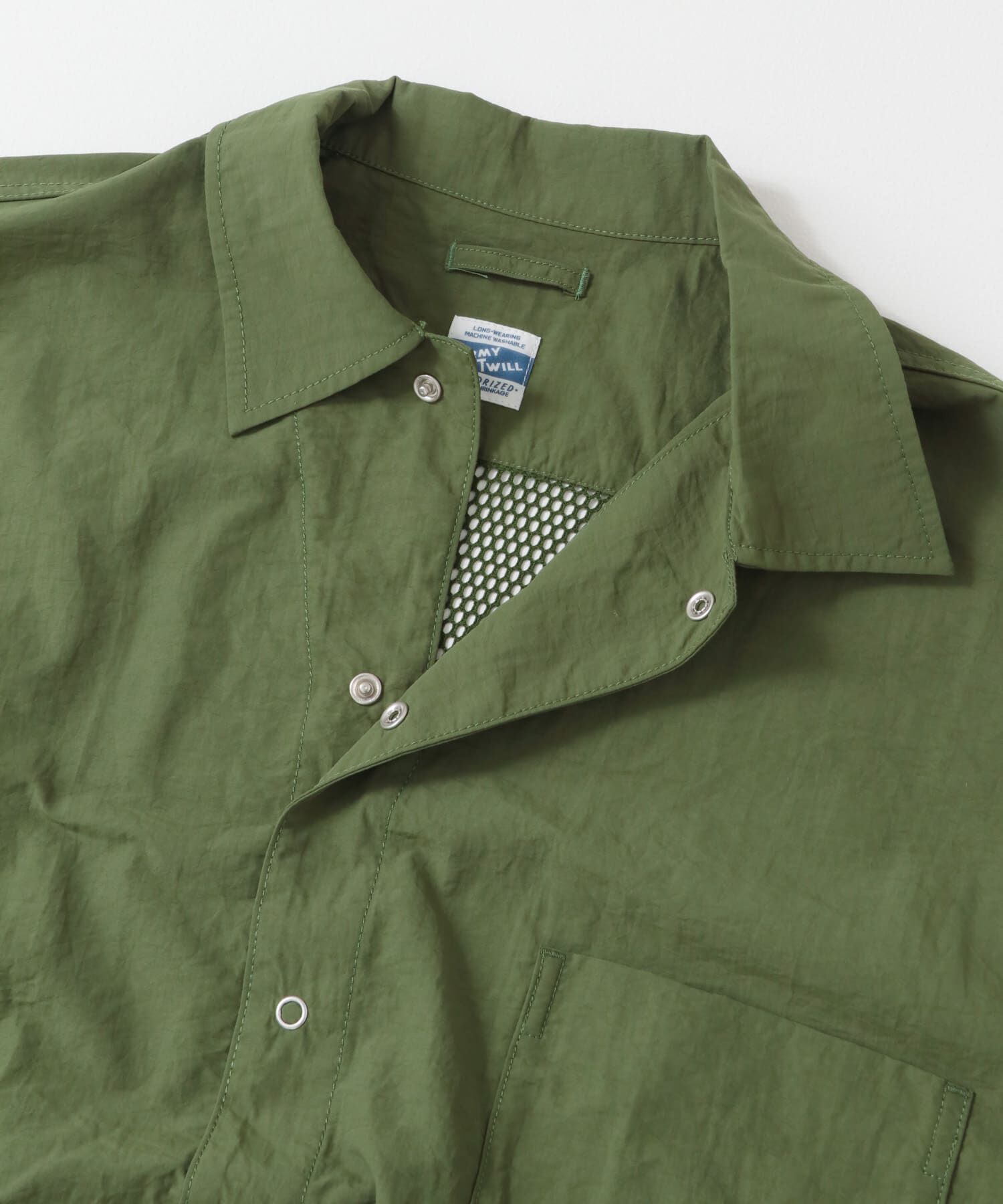 Sonny Label 「ARMY TWILL　Nylon OX Mesh H/S Shirts」|シャツ・ブラウス|