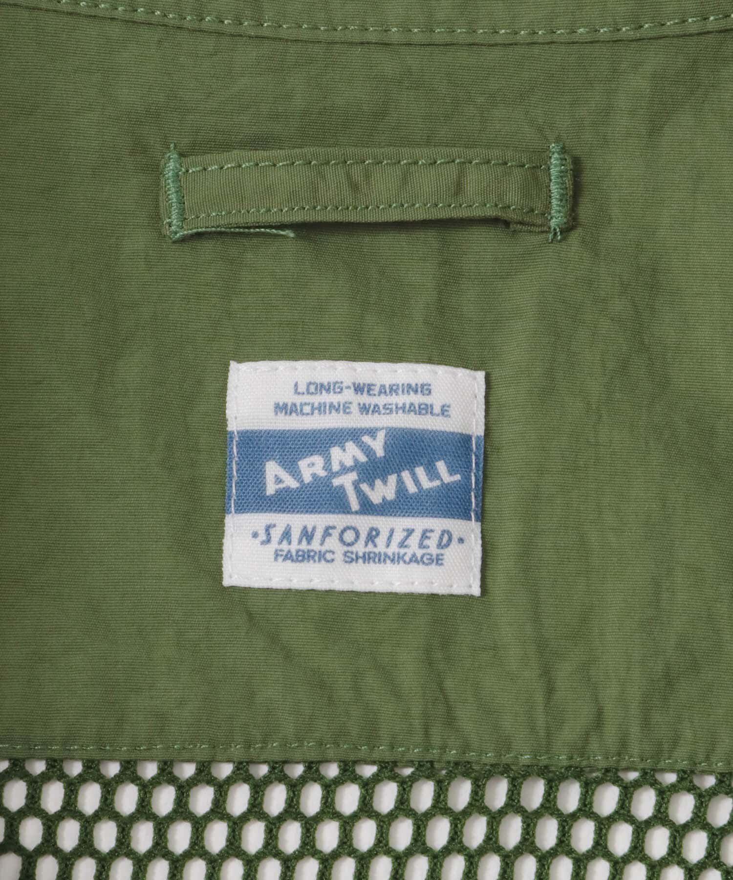 Sonny Label 「ARMY TWILL　Nylon OX Mesh H/S Shirts」|シャツ・ブラウス|
