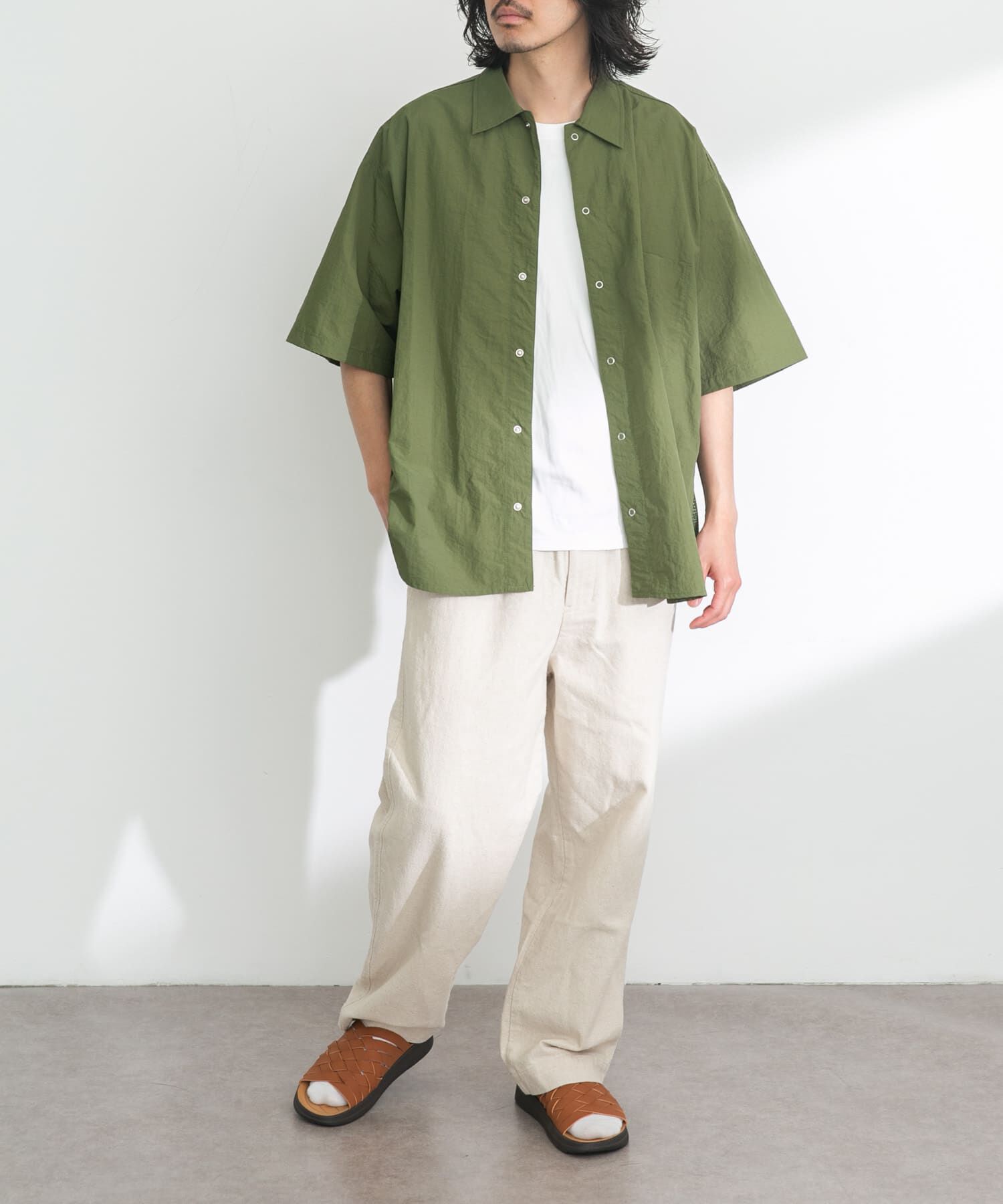 Sonny Label 「ARMY TWILL　Nylon OX Mesh H/S Shirts」|シャツ・ブラウス|
