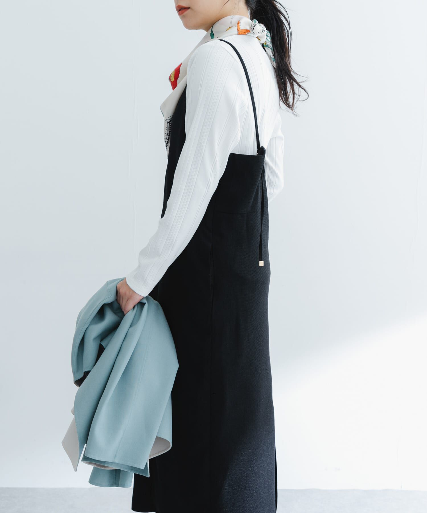 URBAN RESEARCH ROSSO「バックデザインリネンライクキャミワンピース」|ワンピース|