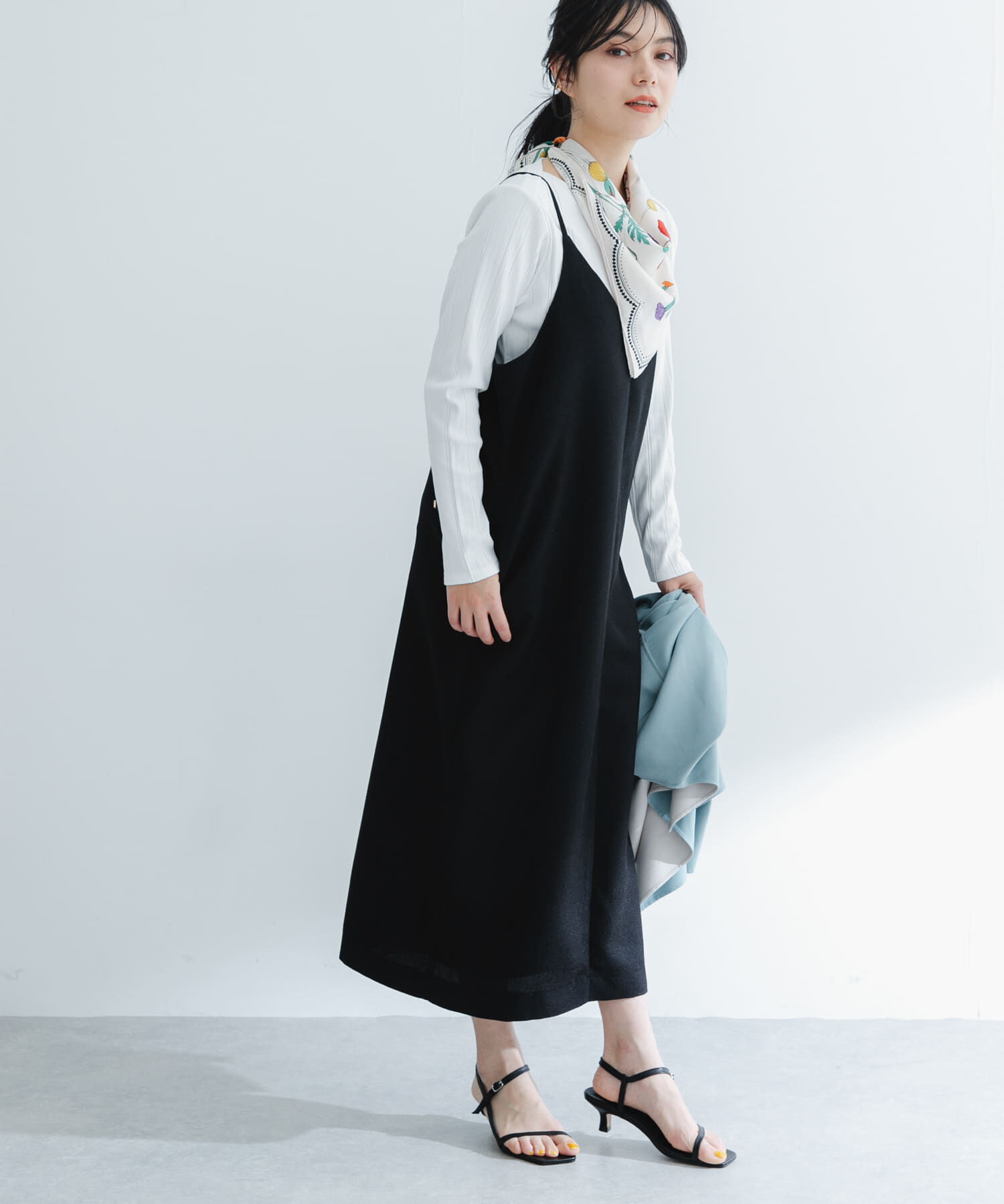 URBAN RESEARCH ROSSO「バックデザインリネンライクキャミワンピース」|ワンピース|