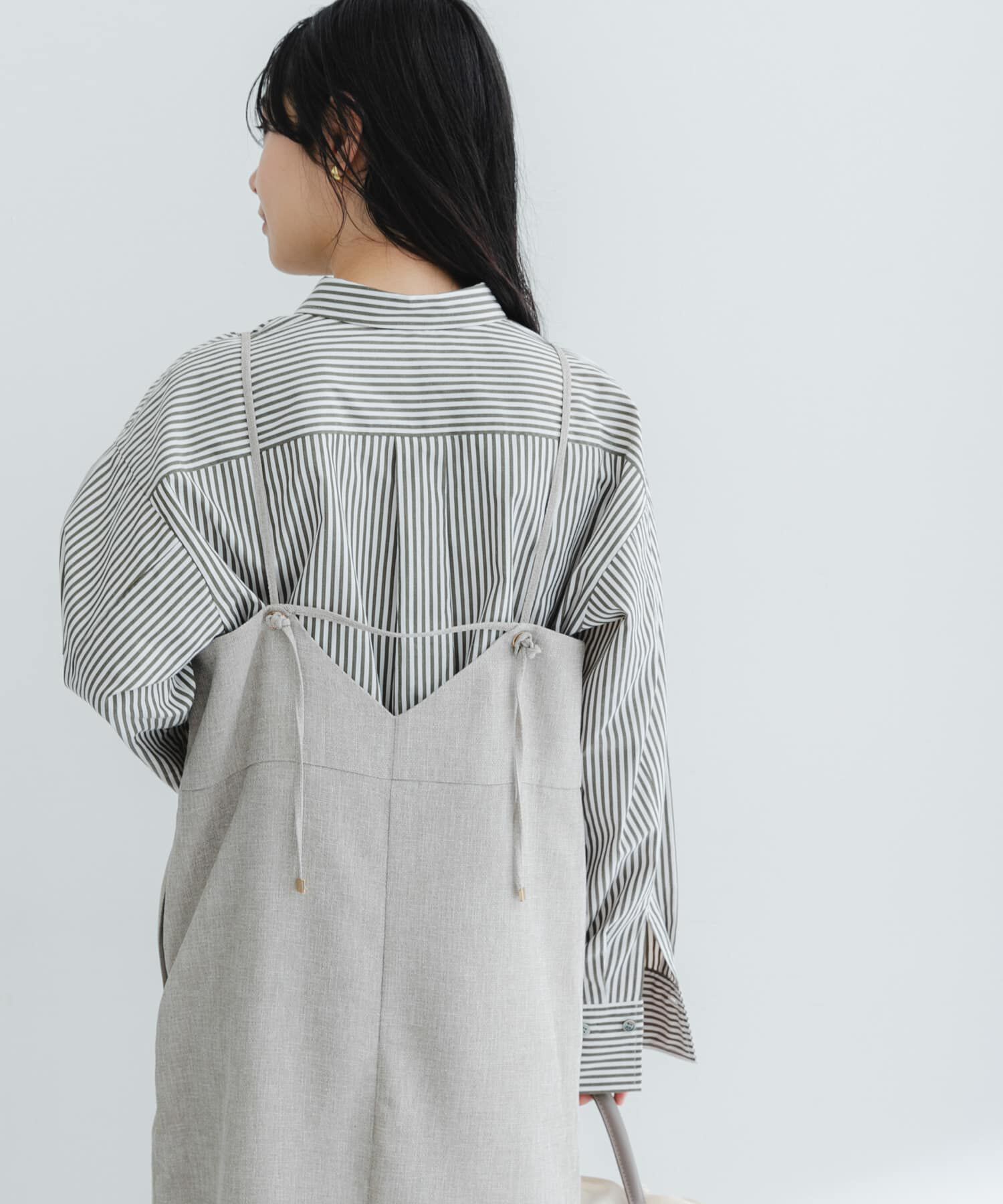 URBAN RESEARCH ROSSO「バックデザインリネンライクキャミワンピース」|ワンピース|