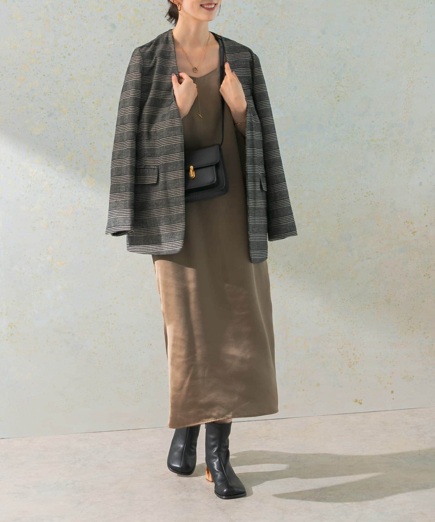 URBAN RESEARCH ROSSO「サテンキャミワンピース」|ワンピース|