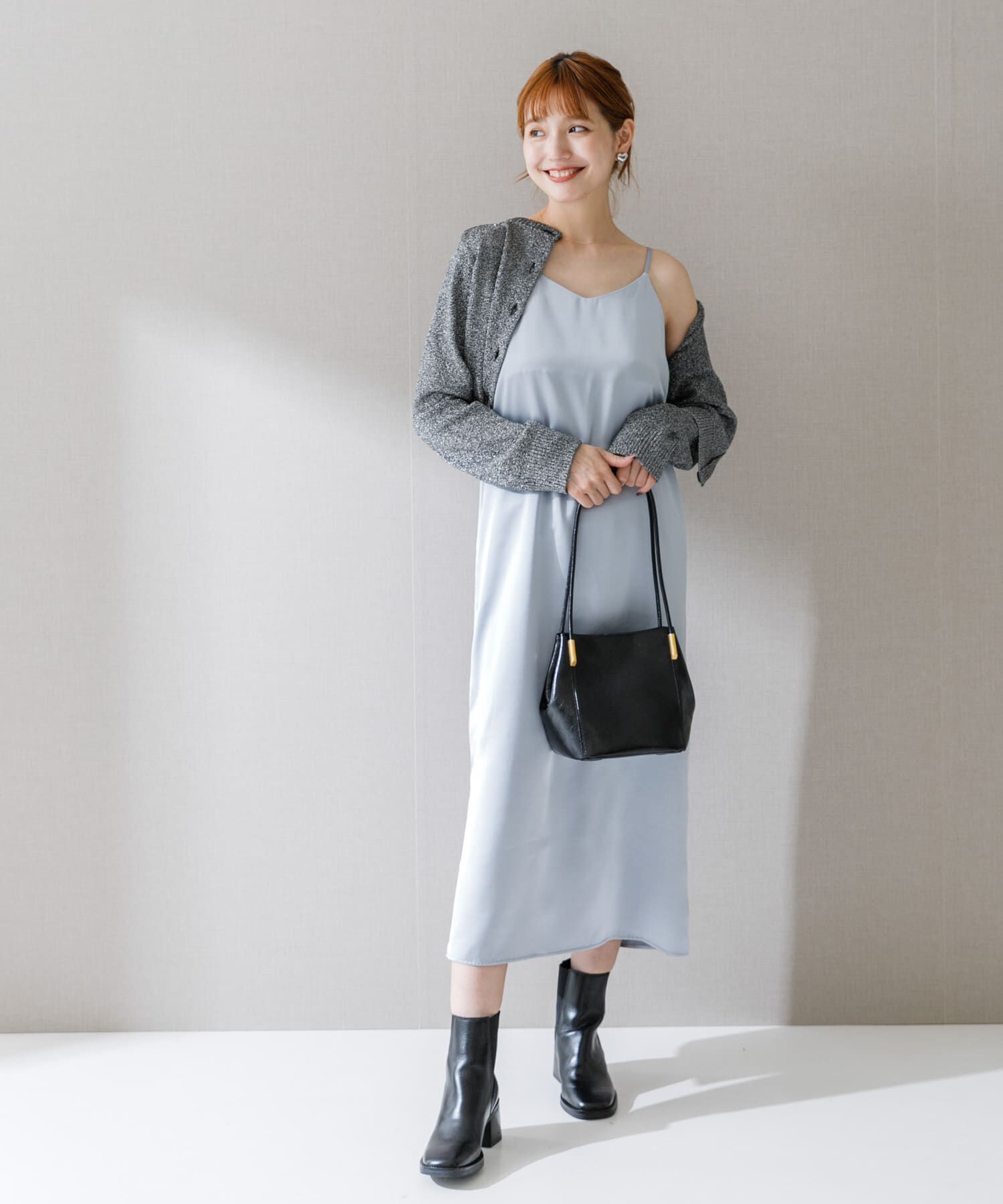 URBAN RESEARCH ROSSO「サテンキャミワンピース」|ワンピース|