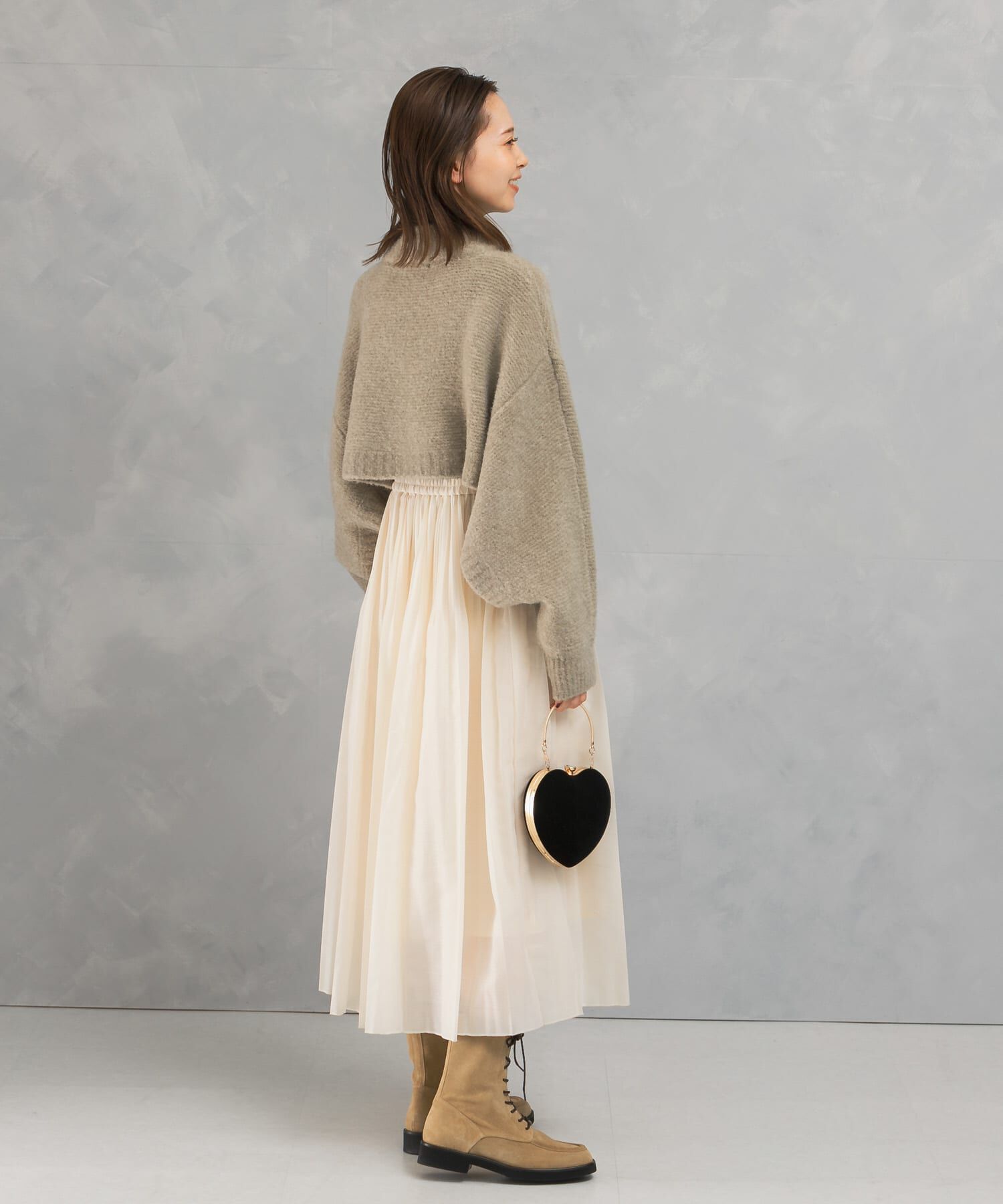 URBAN RESEARCH ROSSO「オーガンジープリーツスカート」|スカート|