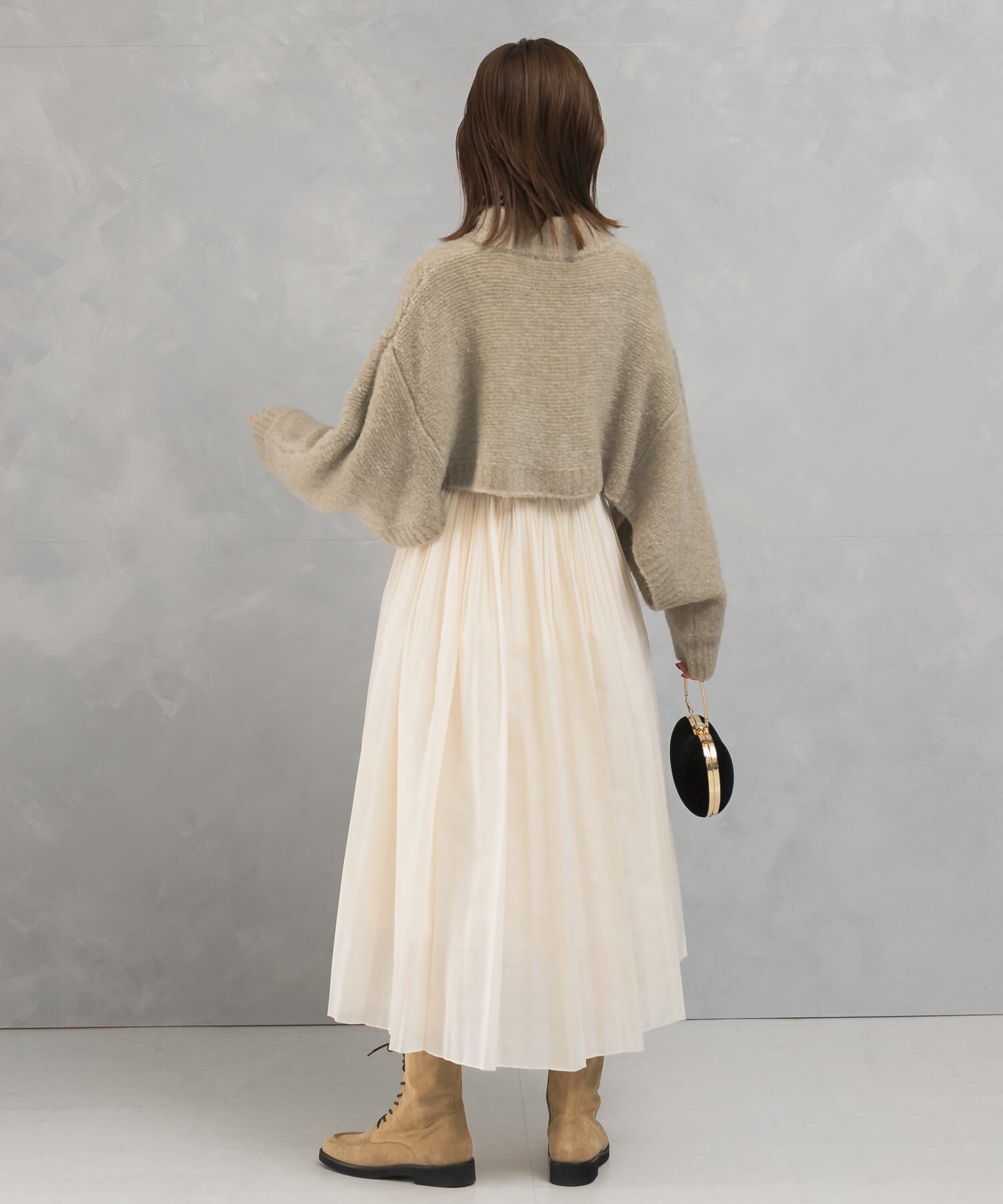 URBAN RESEARCH ROSSO「オーガンジープリーツスカート」|スカート|