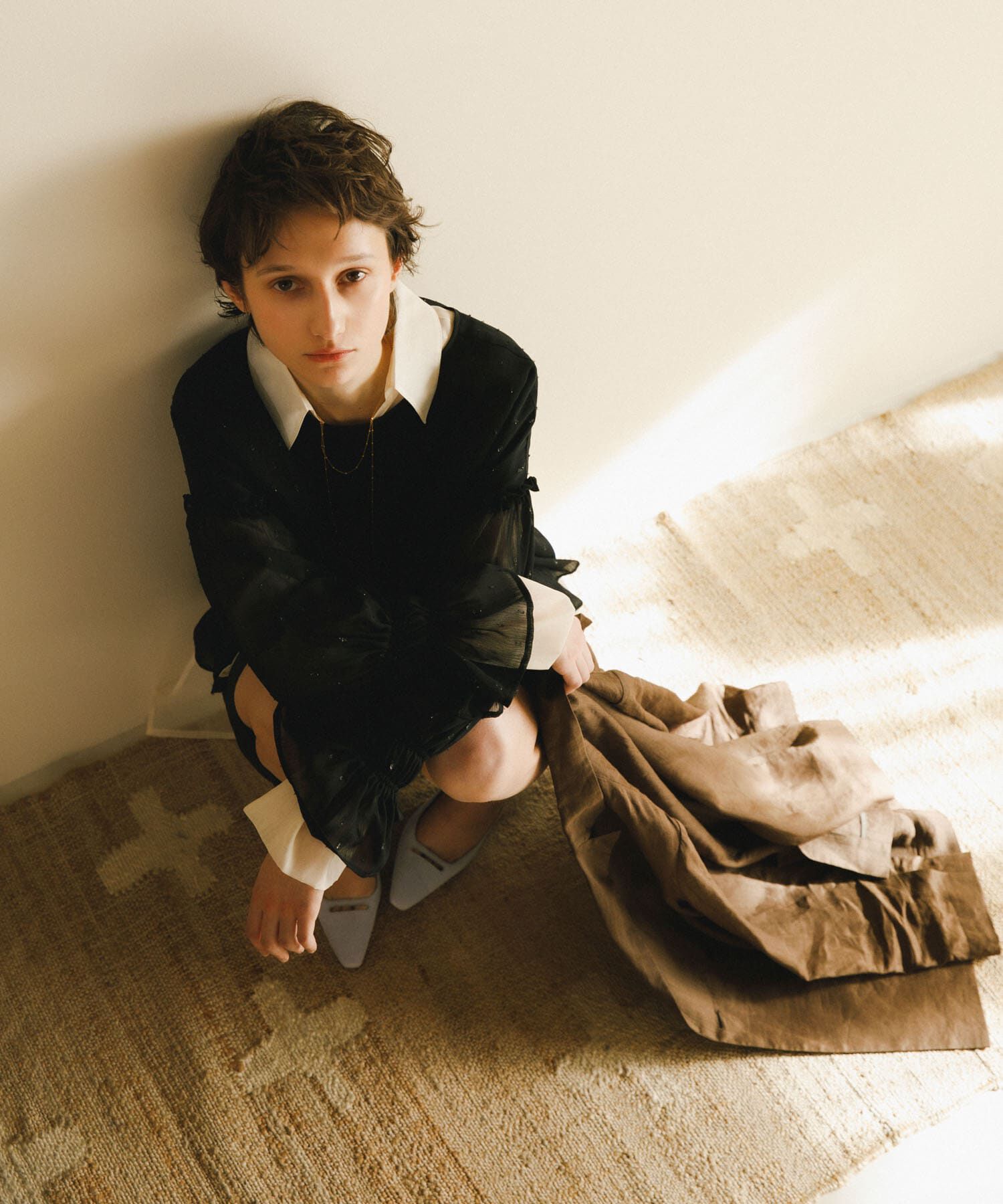 URBAN RESEARCH ROSSO「シアースキッパーロングシャツ」|シャツ・ブラウス|