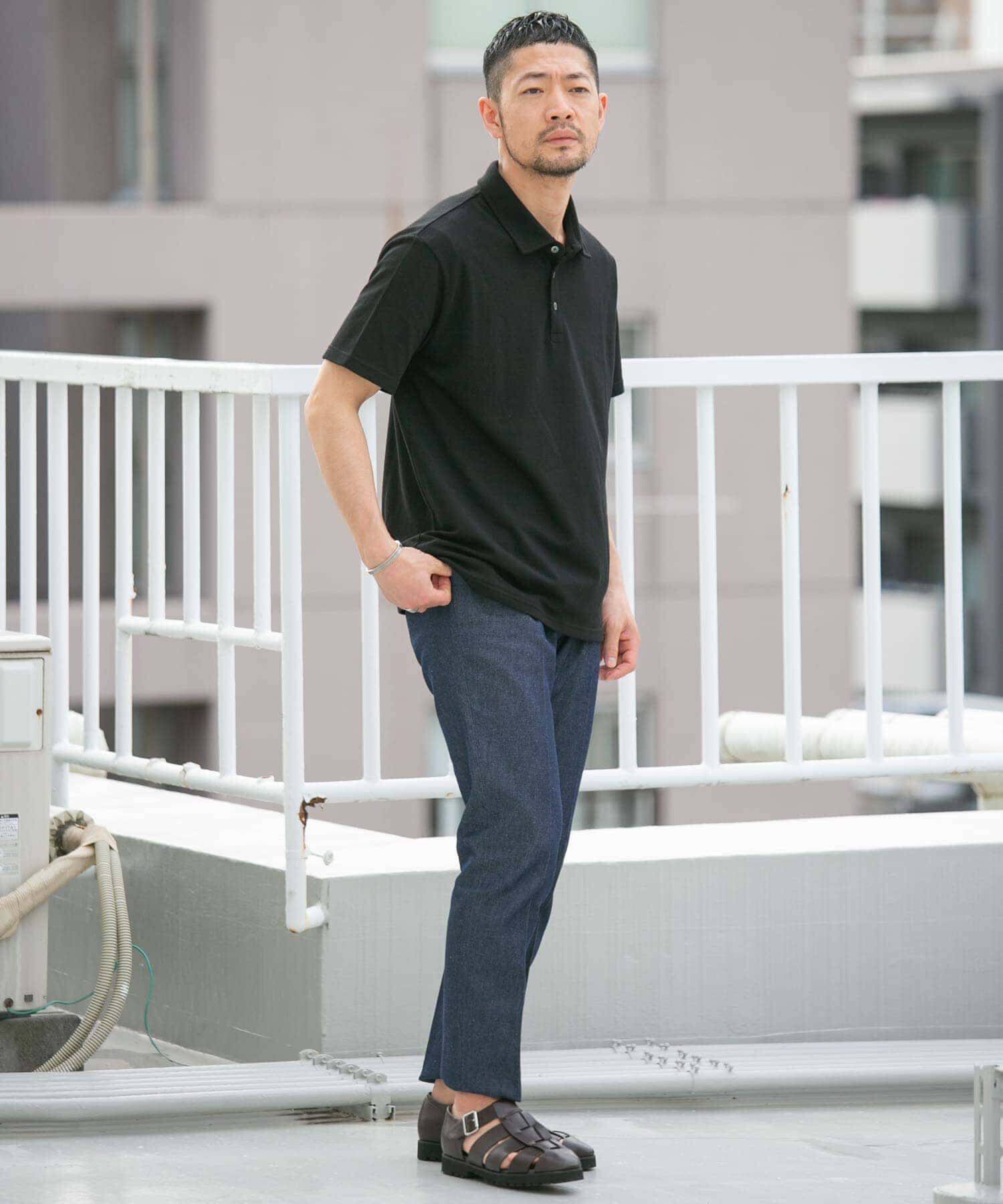 URBAN RESEARCH ROSSO「『XLサイズあり』ハイパフォーマンス鹿の子ポロシャツ」|ポロシャツ|