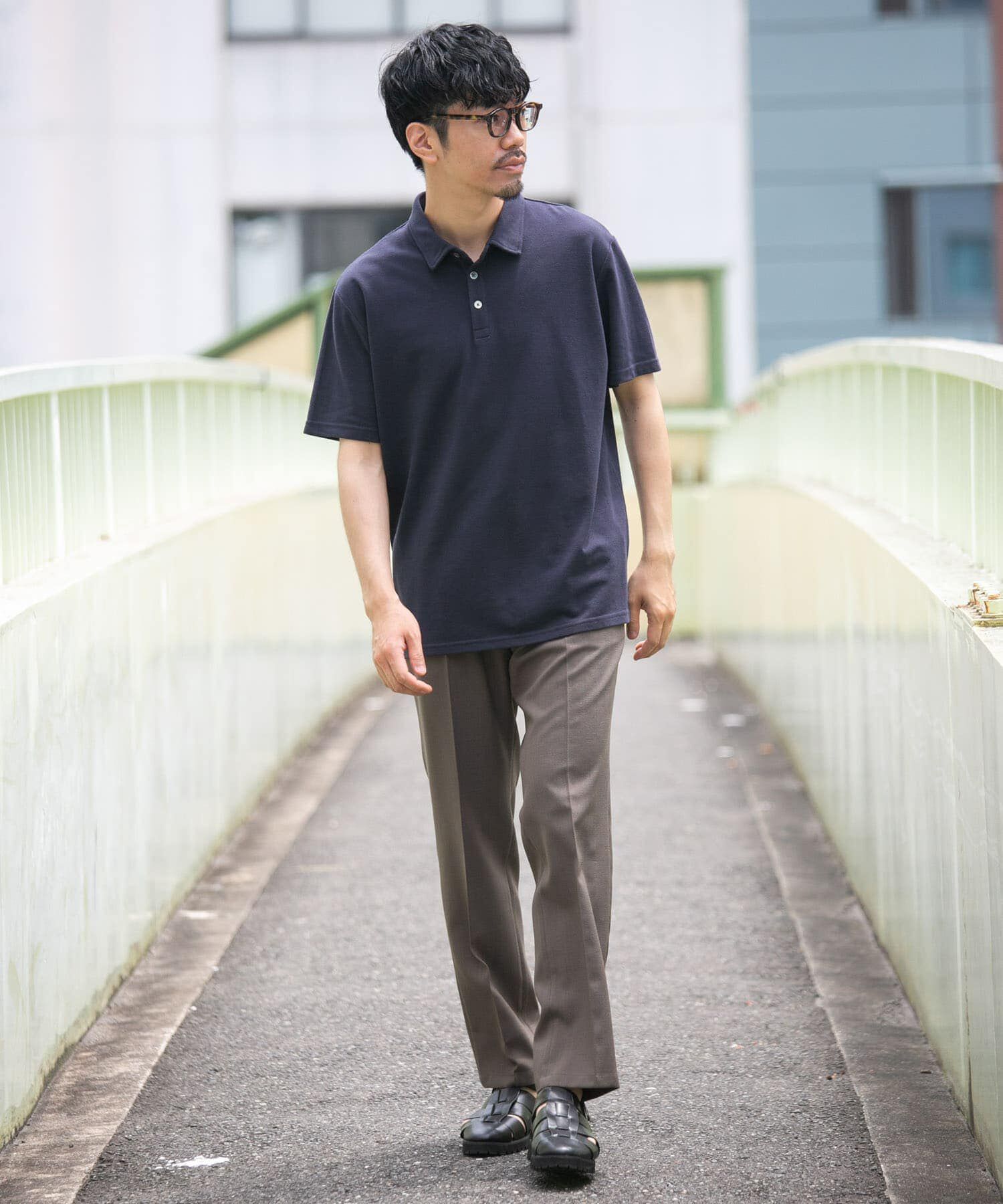 URBAN RESEARCH ROSSO「『XLサイズあり』ハイパフォーマンス鹿の子ポロシャツ」|ポロシャツ|