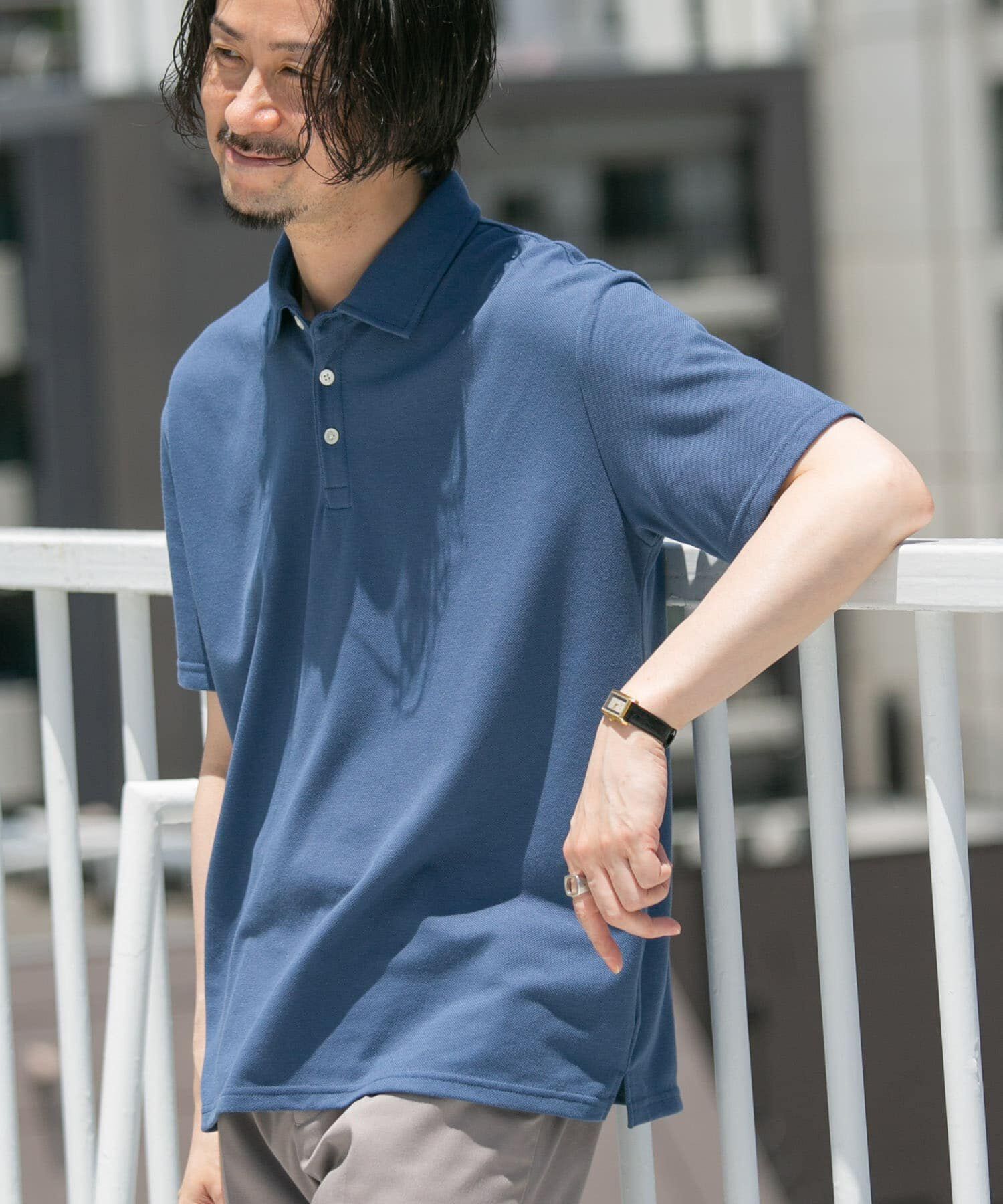 URBAN RESEARCH ROSSO「『XLサイズあり』ハイパフォーマンス鹿の子ポロシャツ」|ポロシャツ|