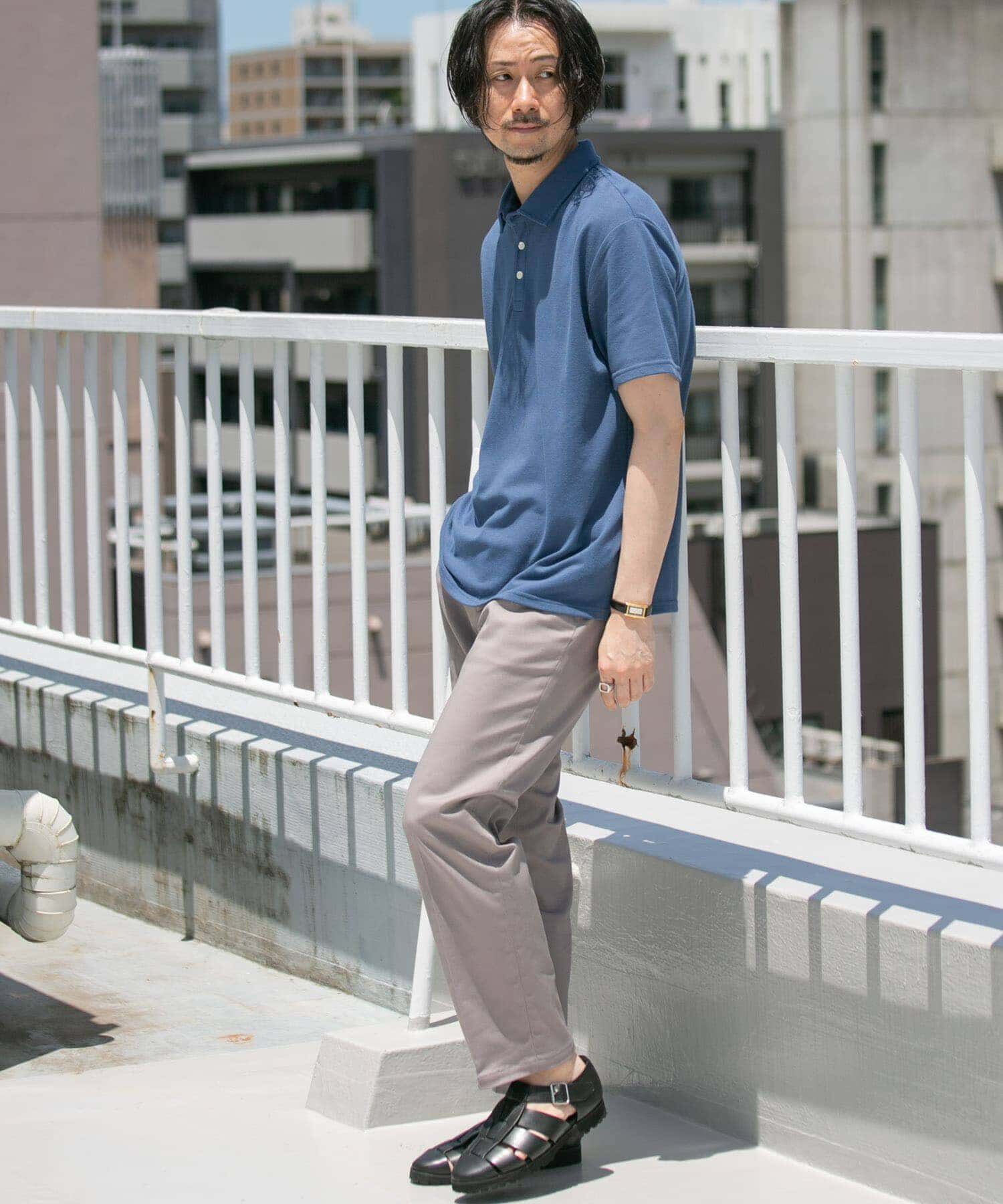 URBAN RESEARCH ROSSO「『XLサイズあり』ハイパフォーマンス鹿の子ポロシャツ」|ポロシャツ|