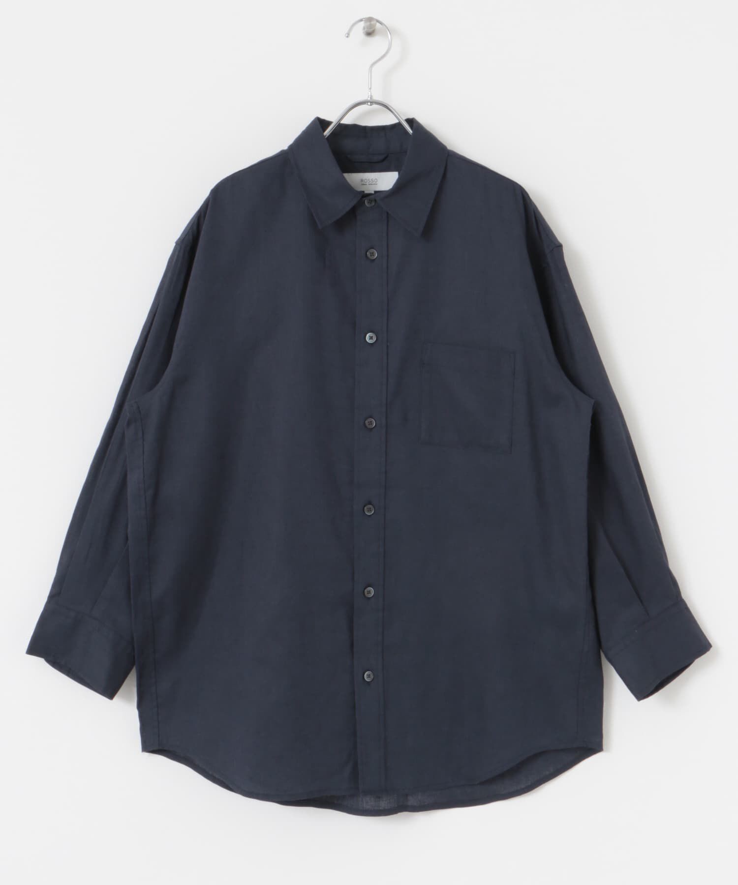 URBAN RESEARCH ROSSO「『XLサイズあり』リラックスコットンリネン7分袖シャツ」|シャツ・ブラウス|