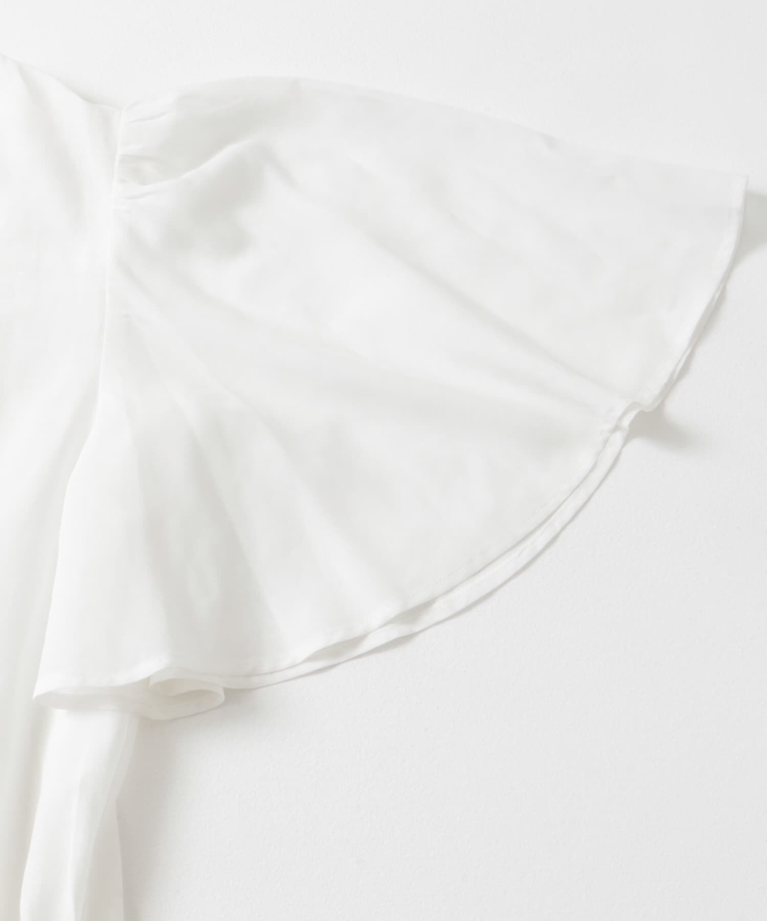 URBAN RESEARCH ROSSO「ウォッシャブルギャザースリーブブラウス」|シャツ・ブラウス|