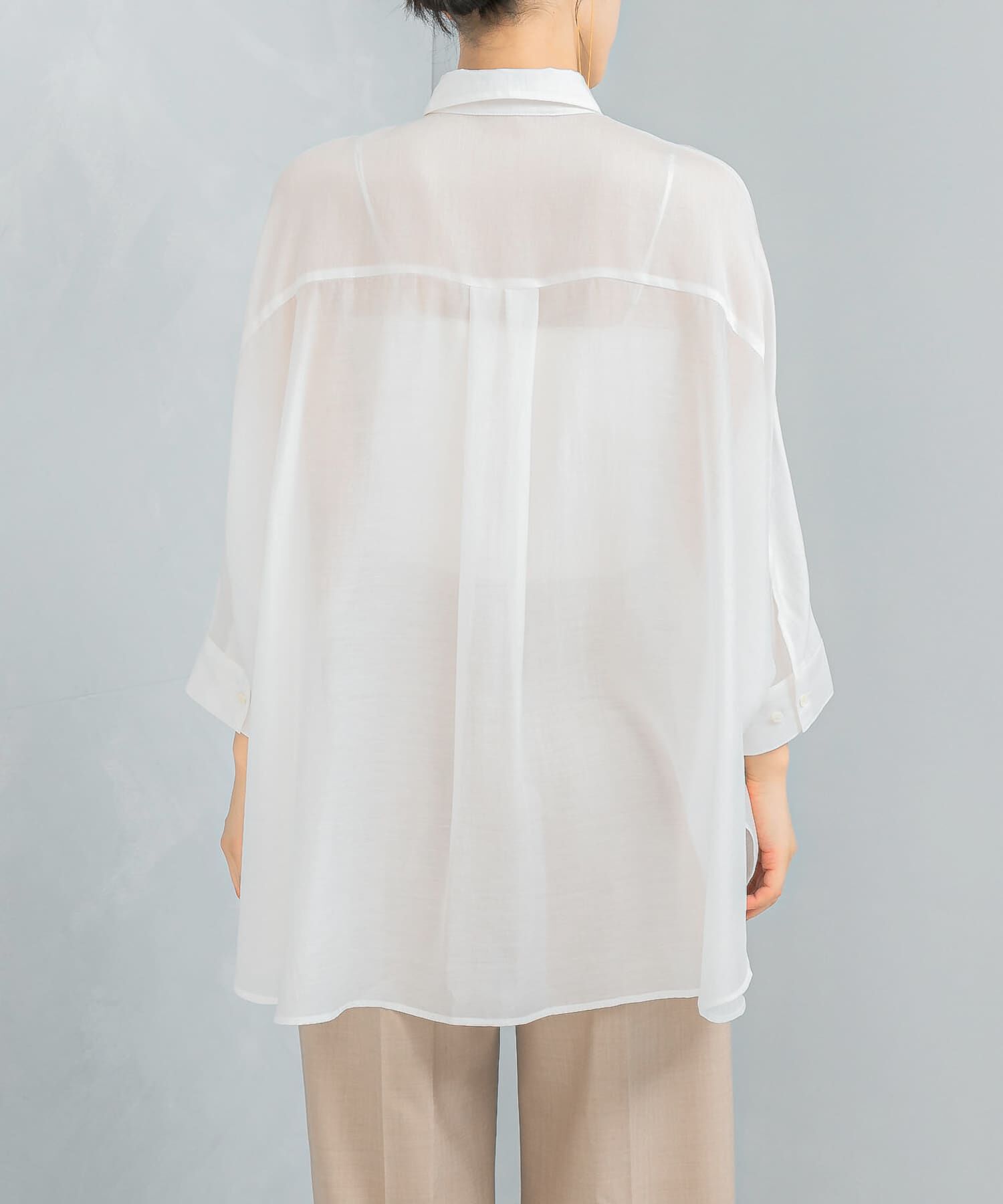 URBAN RESEARCH ROSSO「アセテートシアードルマンシャツ」|シャツ・ブラウス|