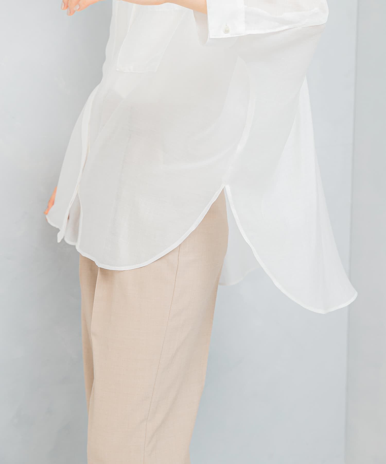 URBAN RESEARCH ROSSO「アセテートシアードルマンシャツ」|シャツ・ブラウス|