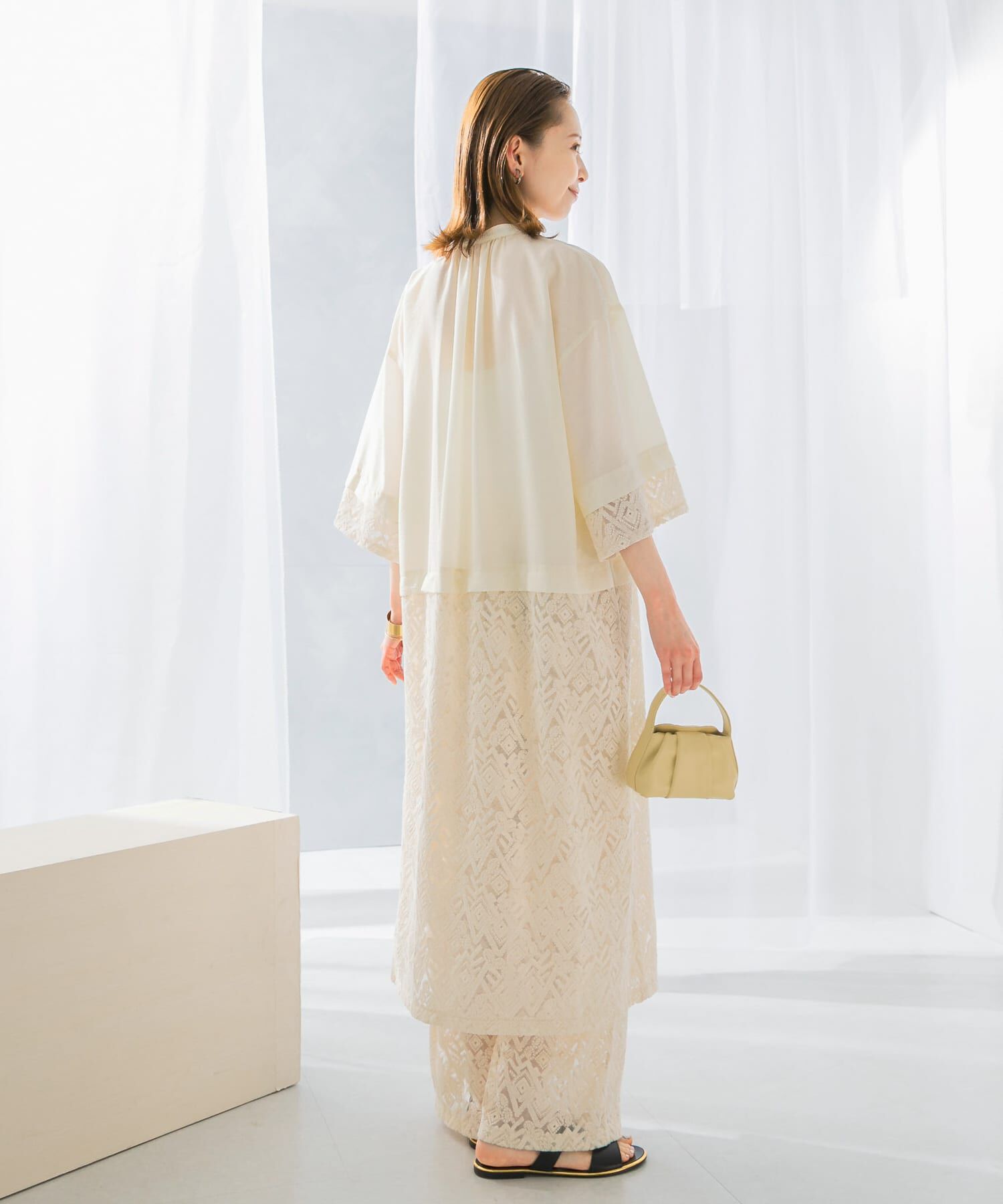 URBAN RESEARCH ROSSO「レース切替ワンピース」|ワンピース|