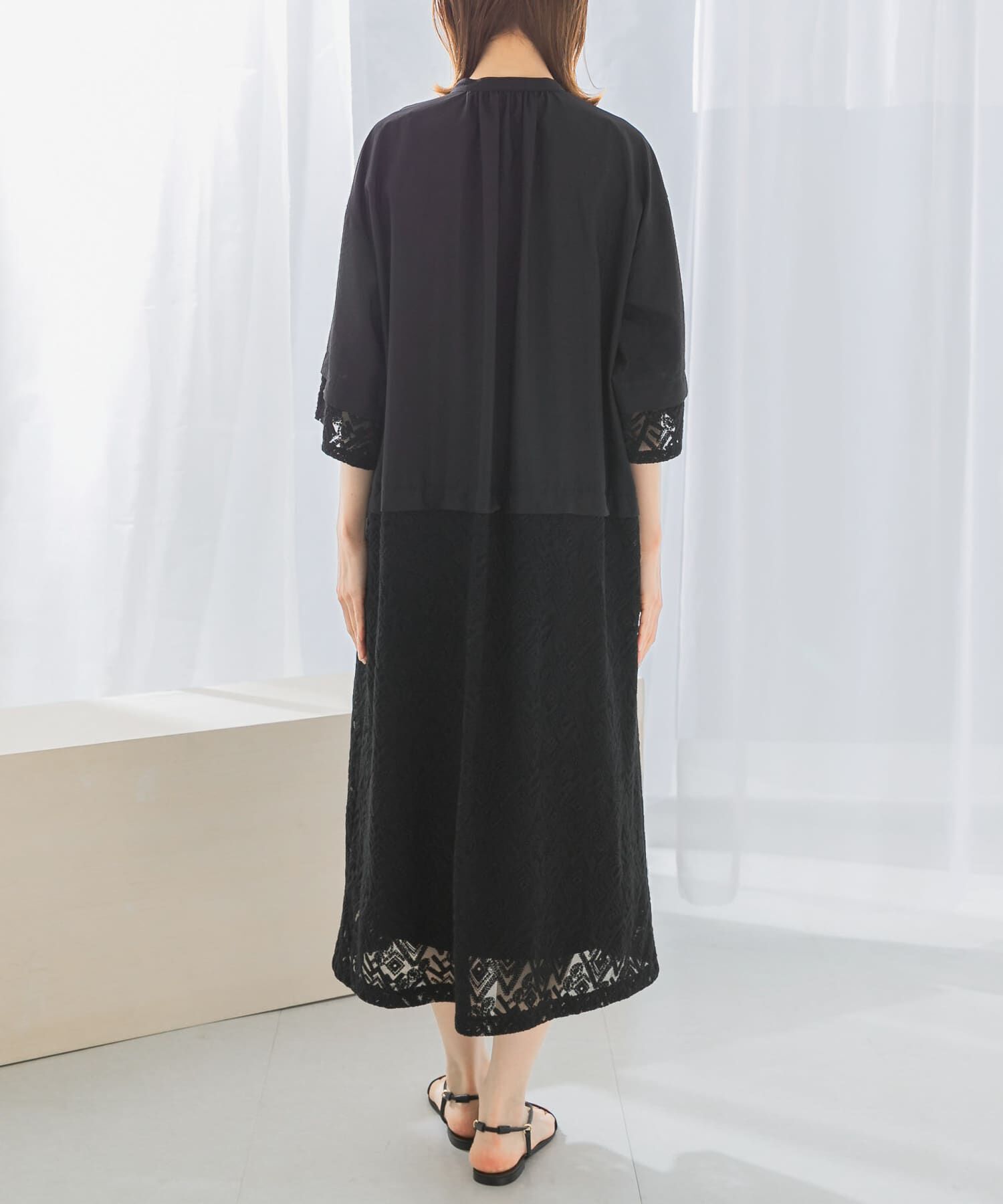 URBAN RESEARCH ROSSO「レース切替ワンピース」|ワンピース|