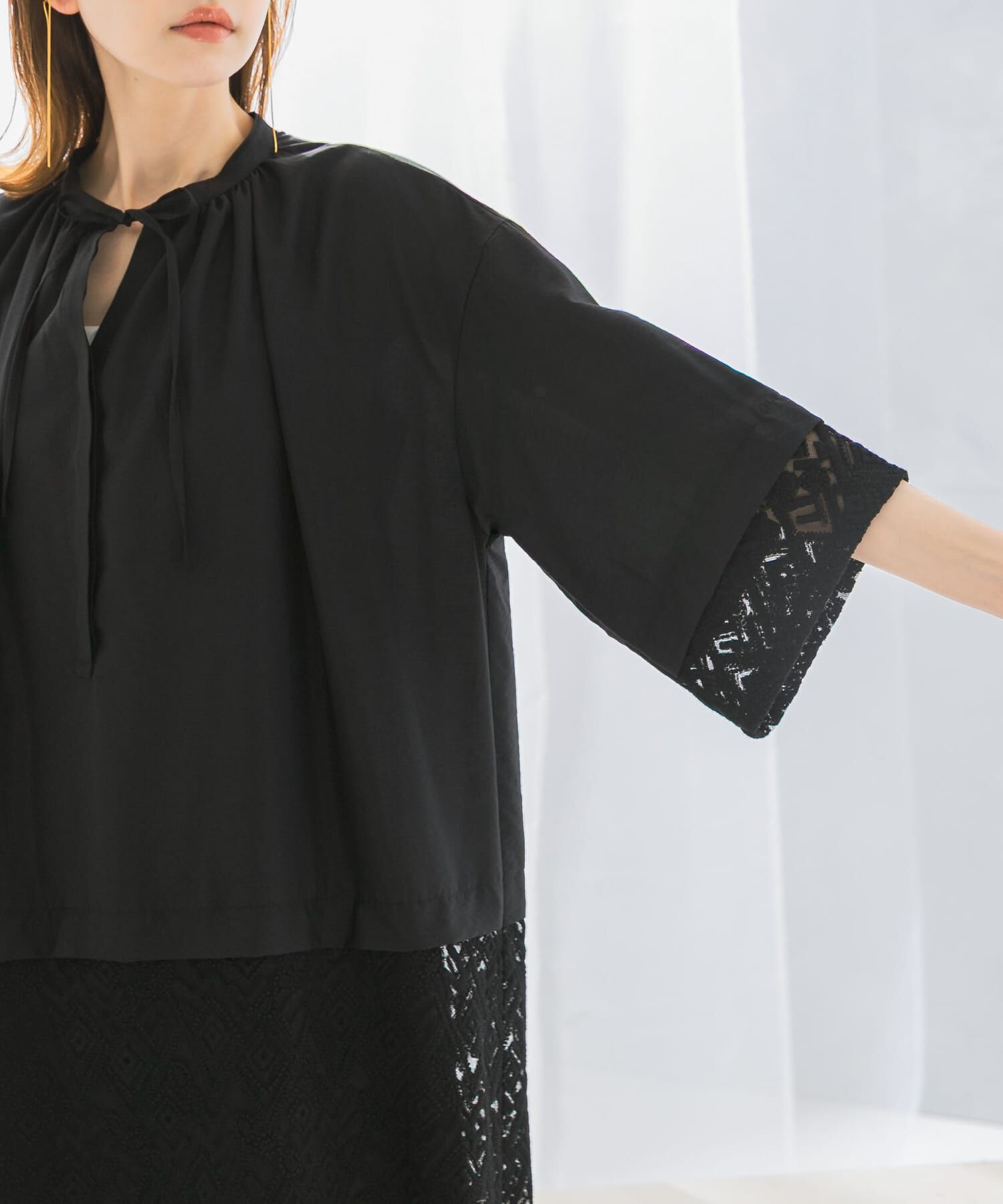 URBAN RESEARCH ROSSO「レース切替ワンピース」|ワンピース|