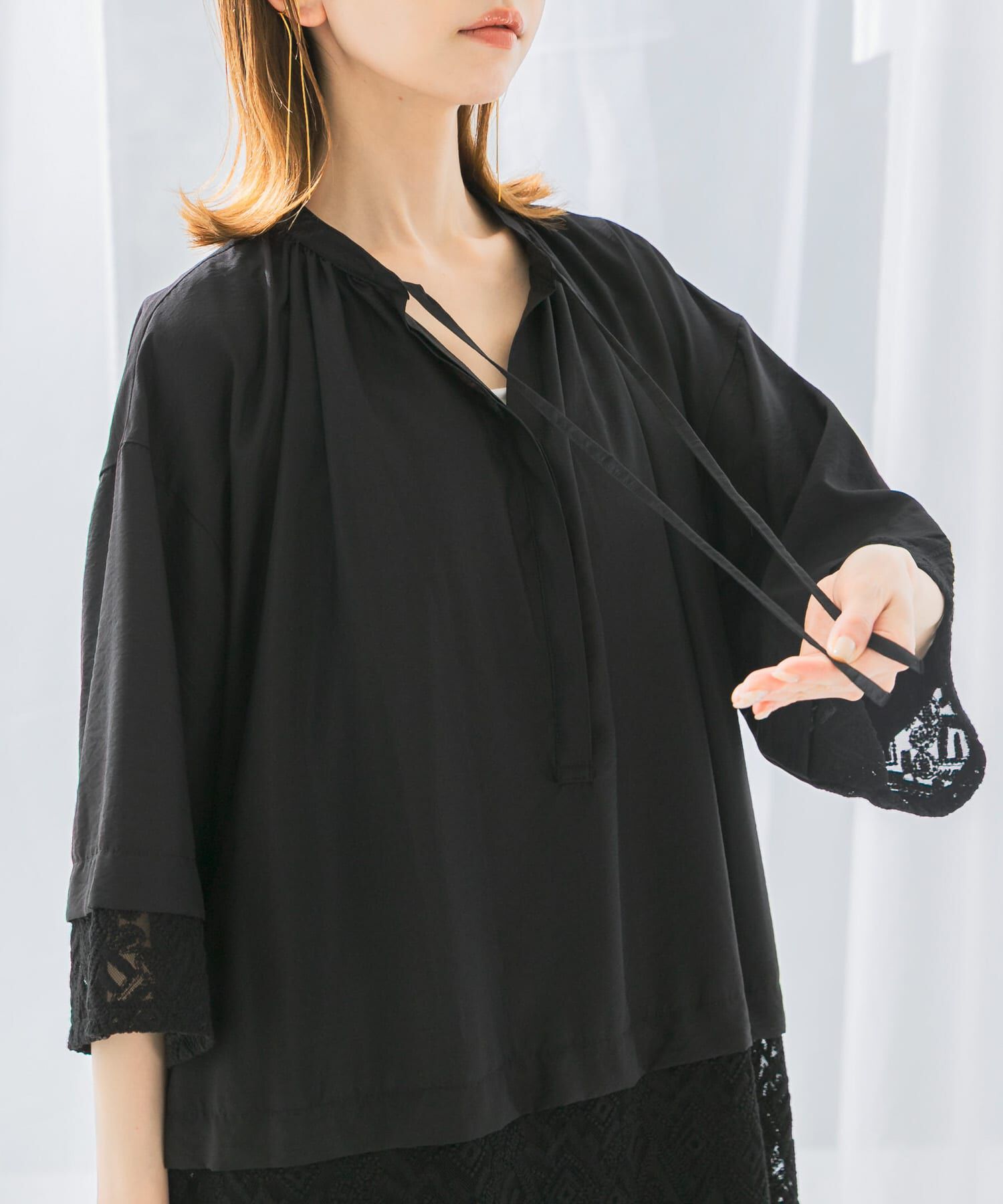 URBAN RESEARCH ROSSO「レース切替ワンピース」|ワンピース|