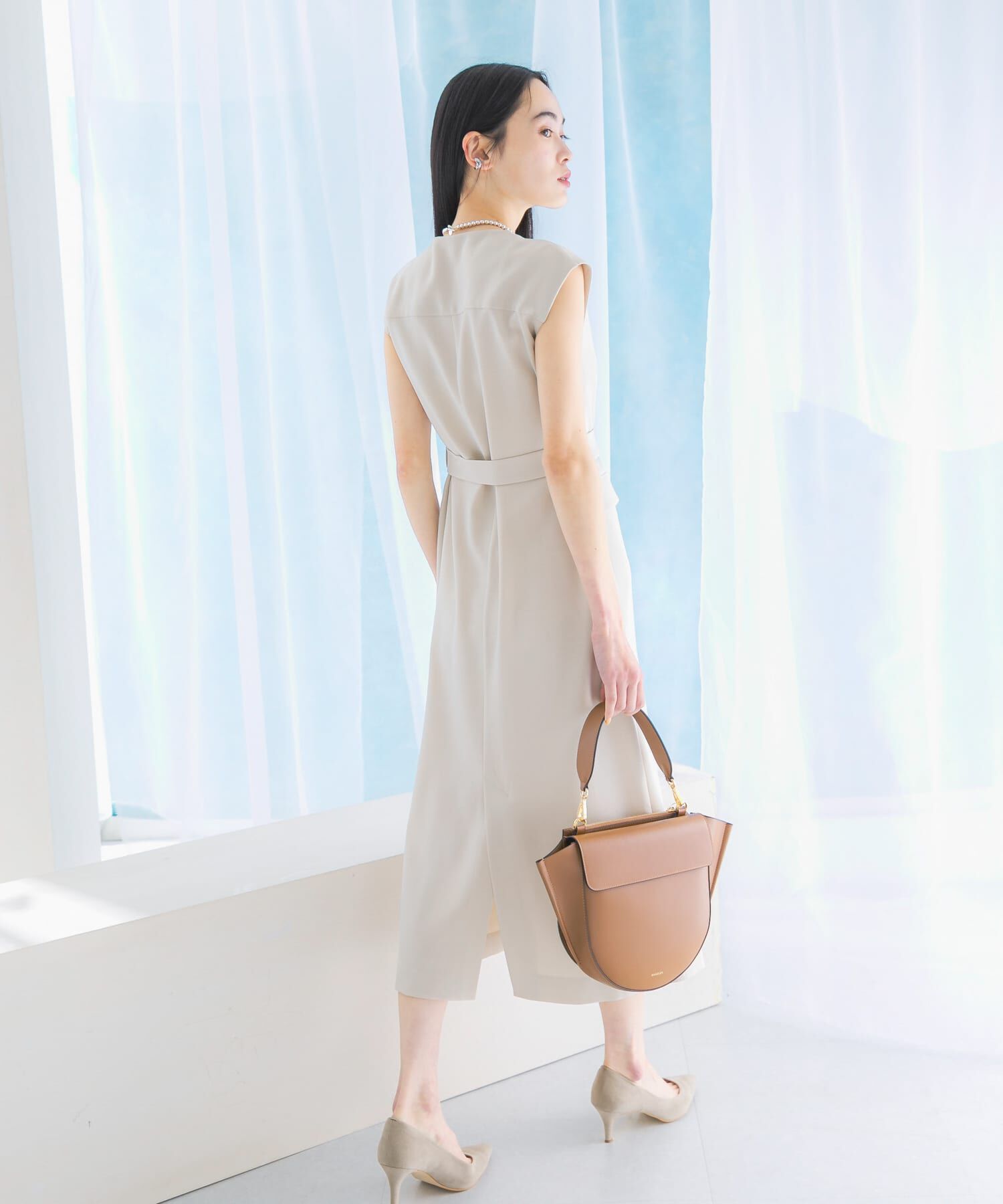 URBAN RESEARCH ROSSO「リネンライクレイヤードワンピース」|ワンピース|