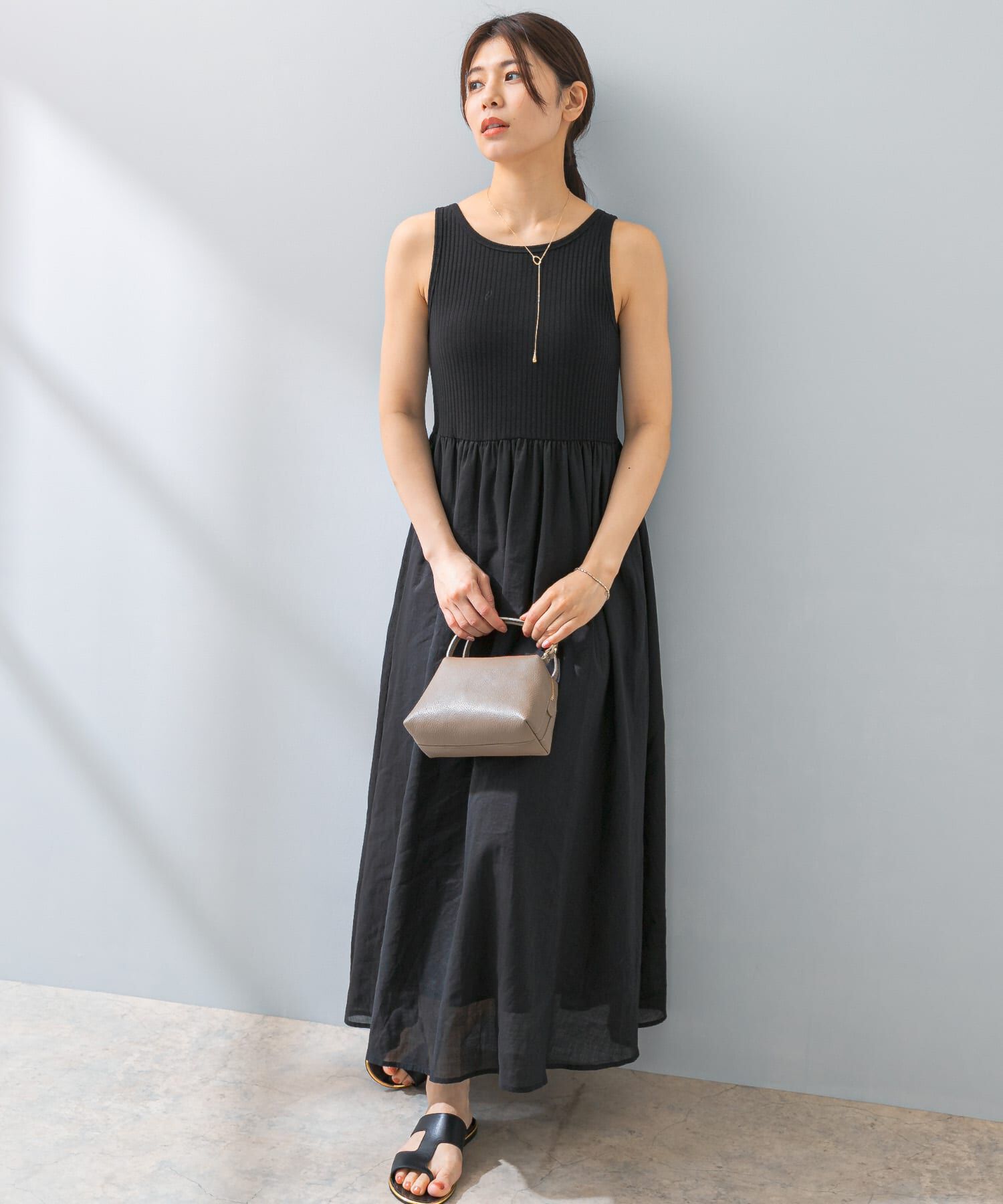 URBAN RESEARCH ROSSO「F by ROSSO　カップ付ドッキングワンピース」|ワンピース|