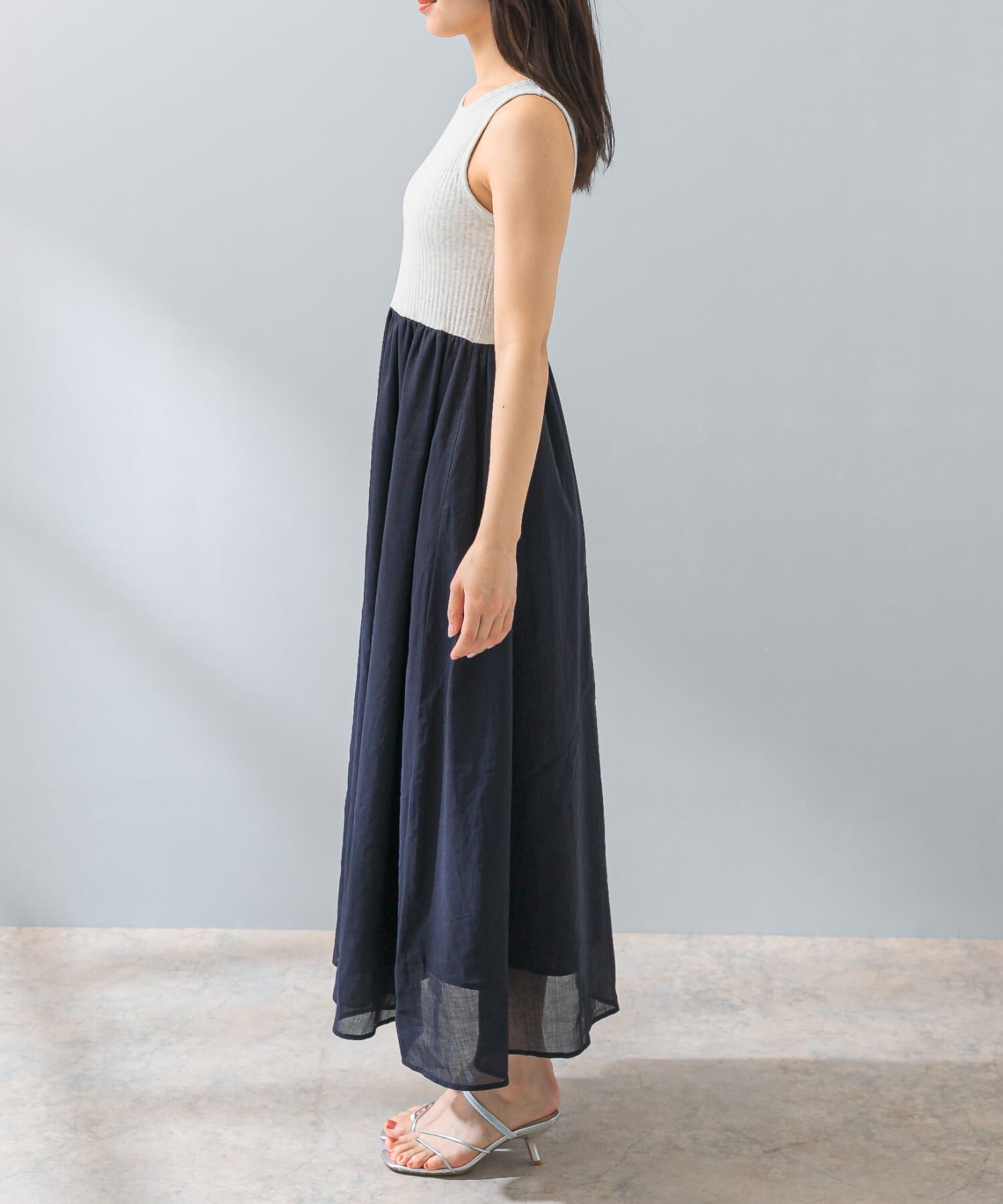 URBAN RESEARCH ROSSO「F by ROSSO　カップ付ドッキングワンピース」|ワンピース|