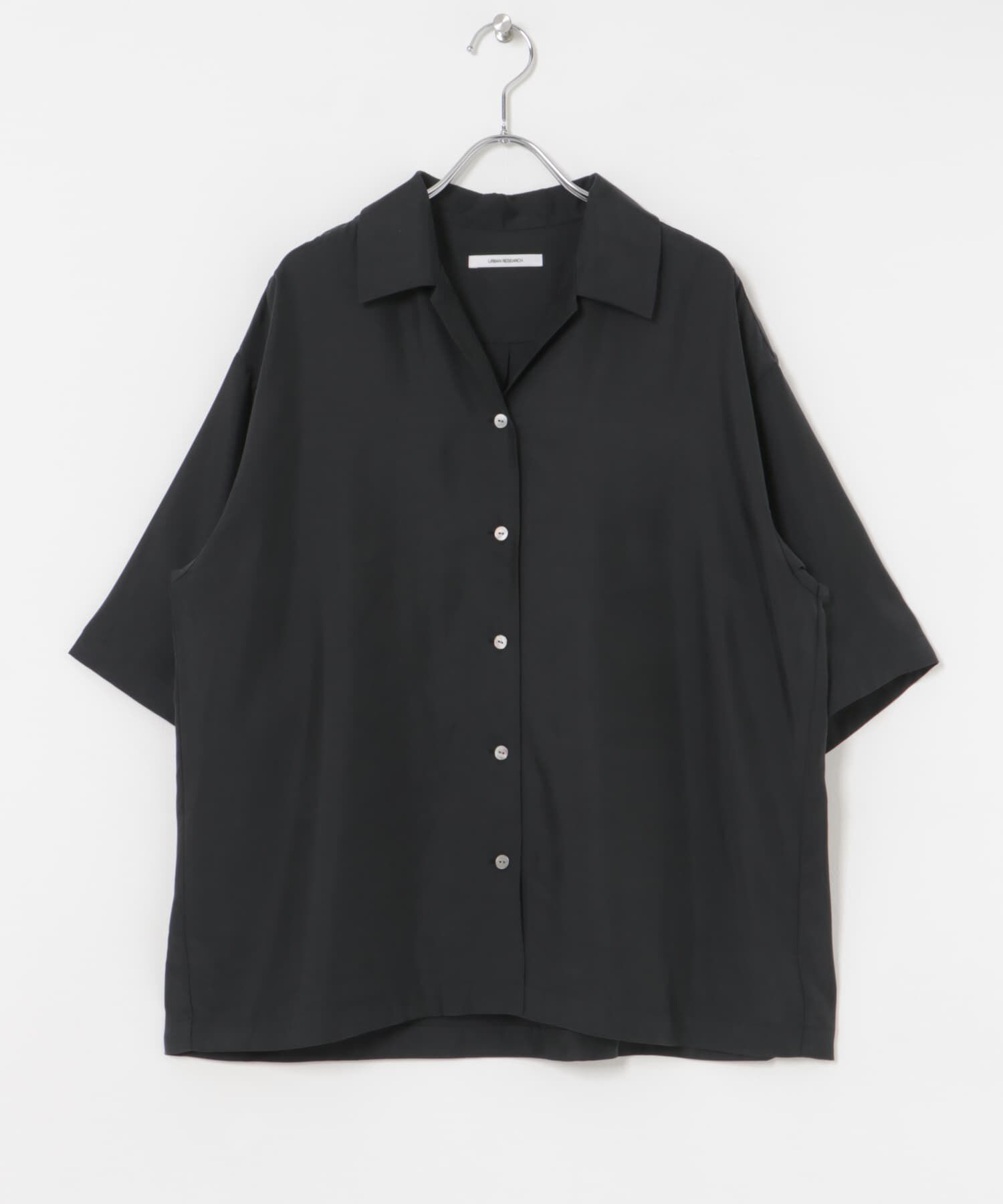 URBAN RESEARCH「『接触冷感』キュプラオープンカラーシャツ」|シャツ・ブラウス|