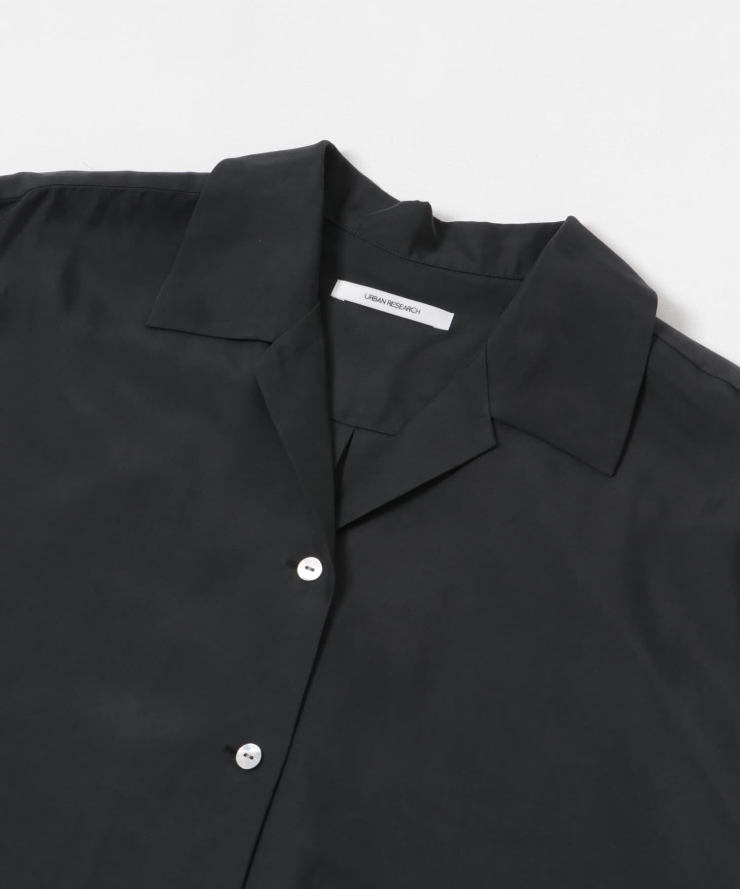 URBAN RESEARCH「『接触冷感』キュプラオープンカラーシャツ」|シャツ・ブラウス|