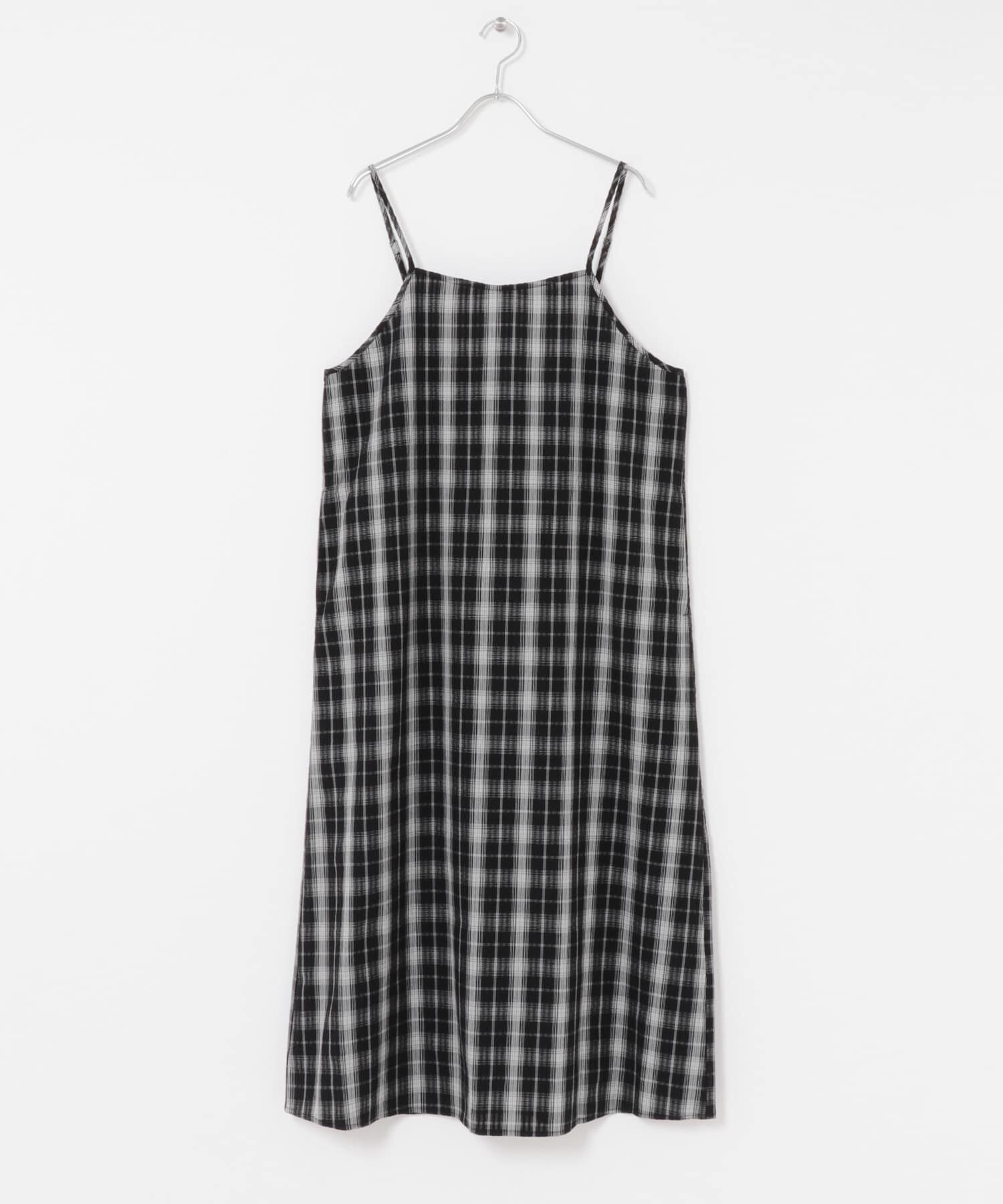 URBAN RESEARCH DOORS「チェックキャミワンピース」|ワンピース|