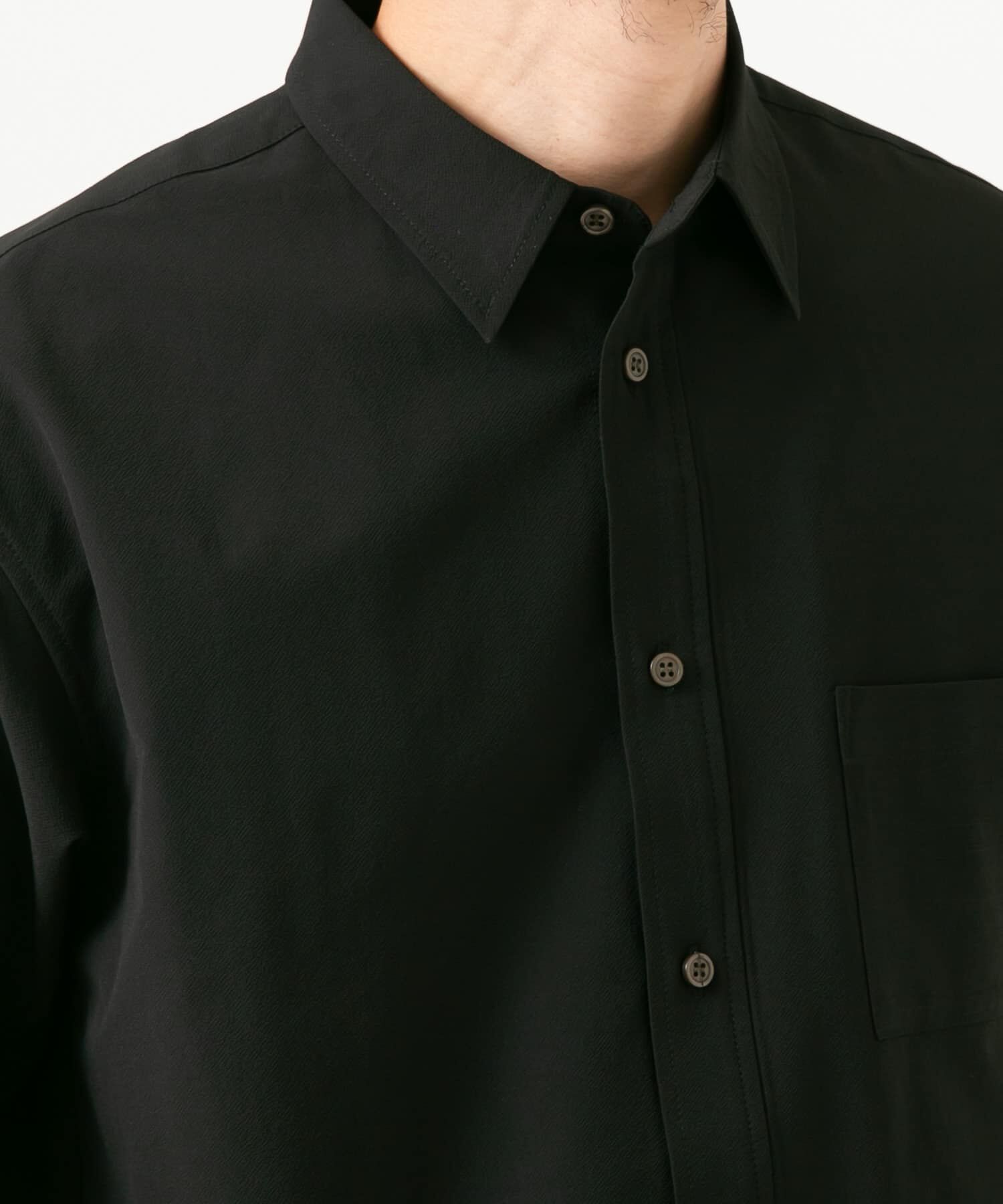 URBAN RESEARCH ROSSO「『XLサイズあり』マイクロサッカーレギュラーカラー半袖シャツ」|シャツ・ブラウス|