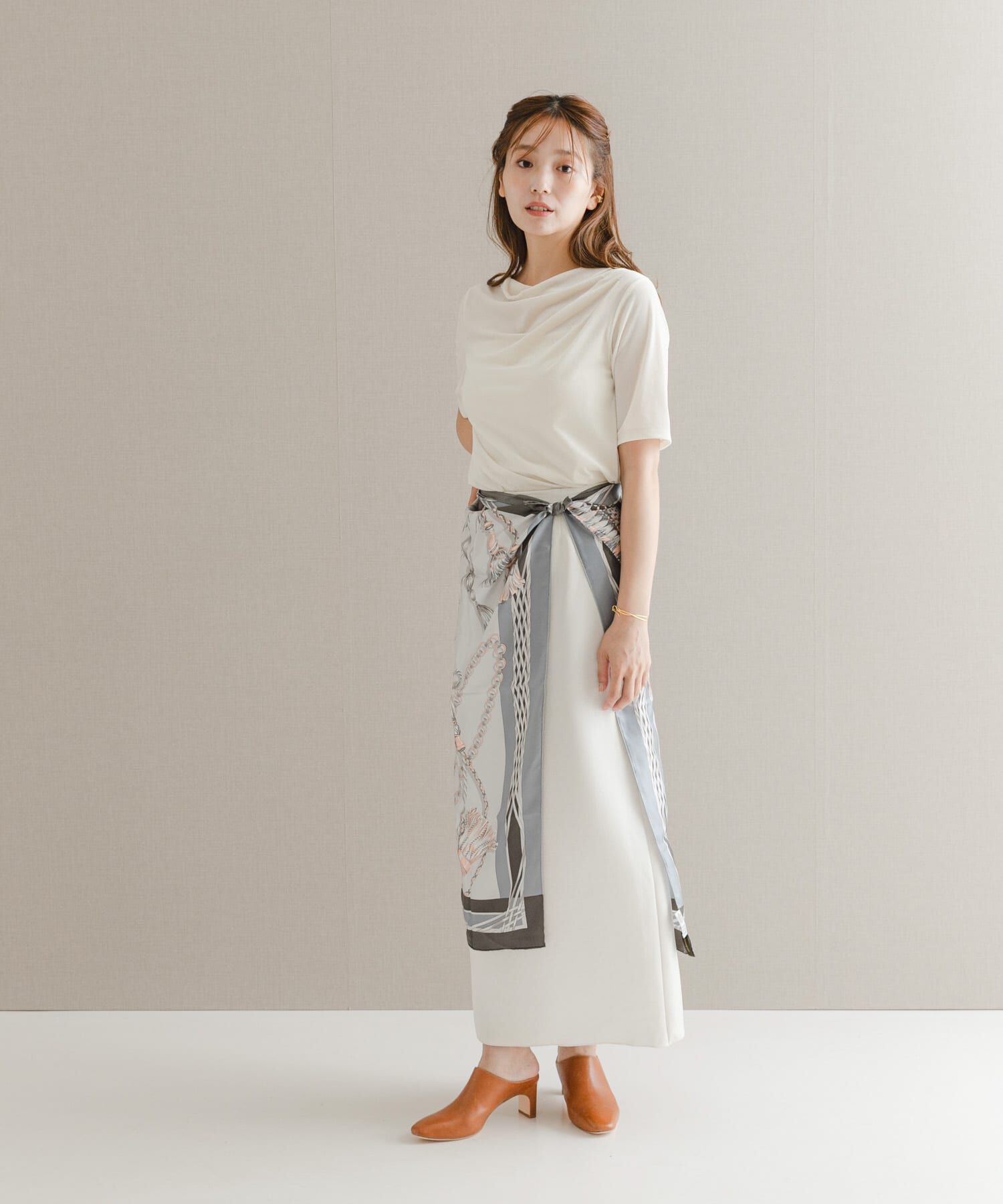 URBAN RESEARCH ROSSO「シアーストレッチベロアカットソー」|Tシャツ・カットソー|