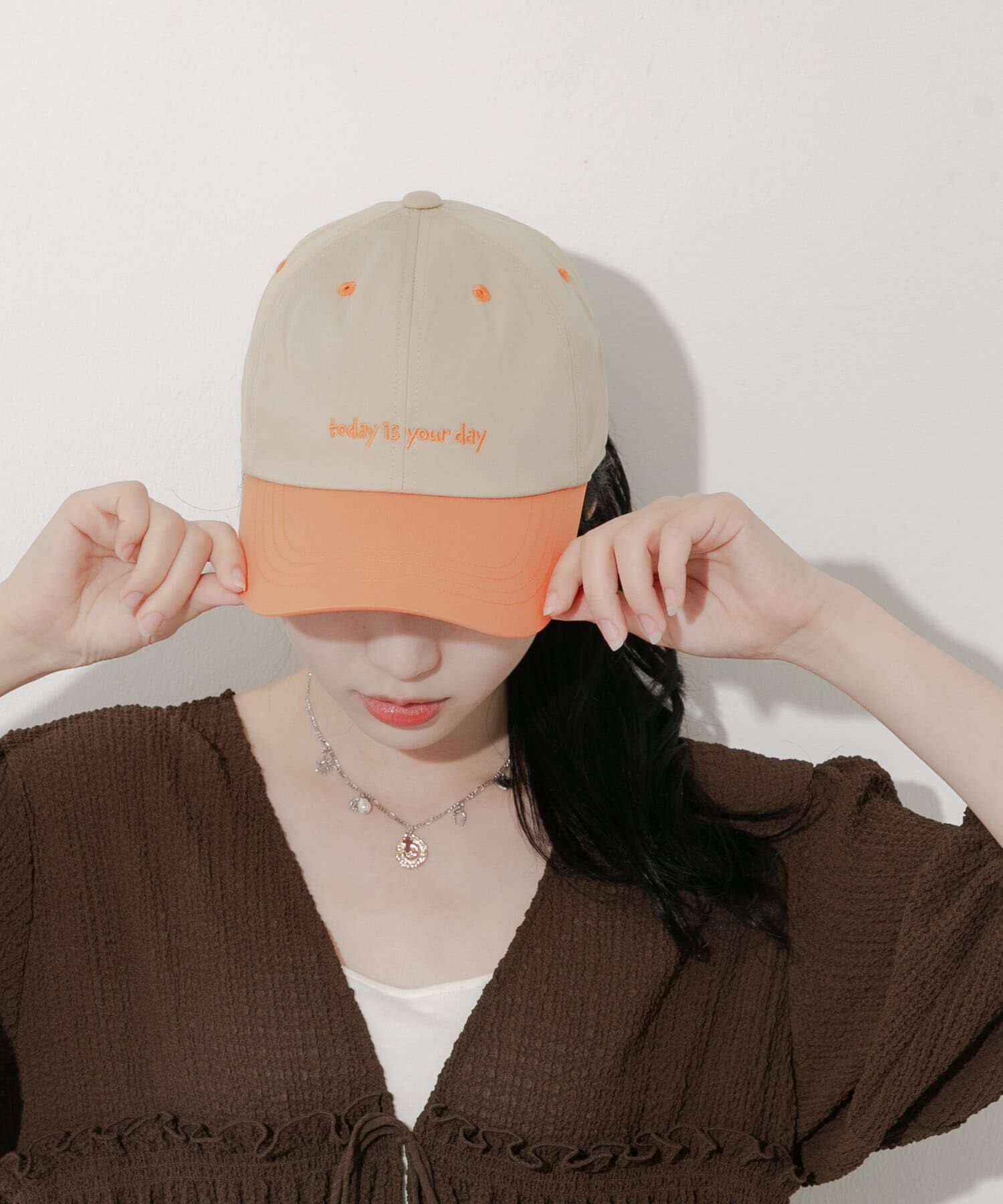 SMELLY「バイカラーコットンキャップ」|キャップ・キャスケット|