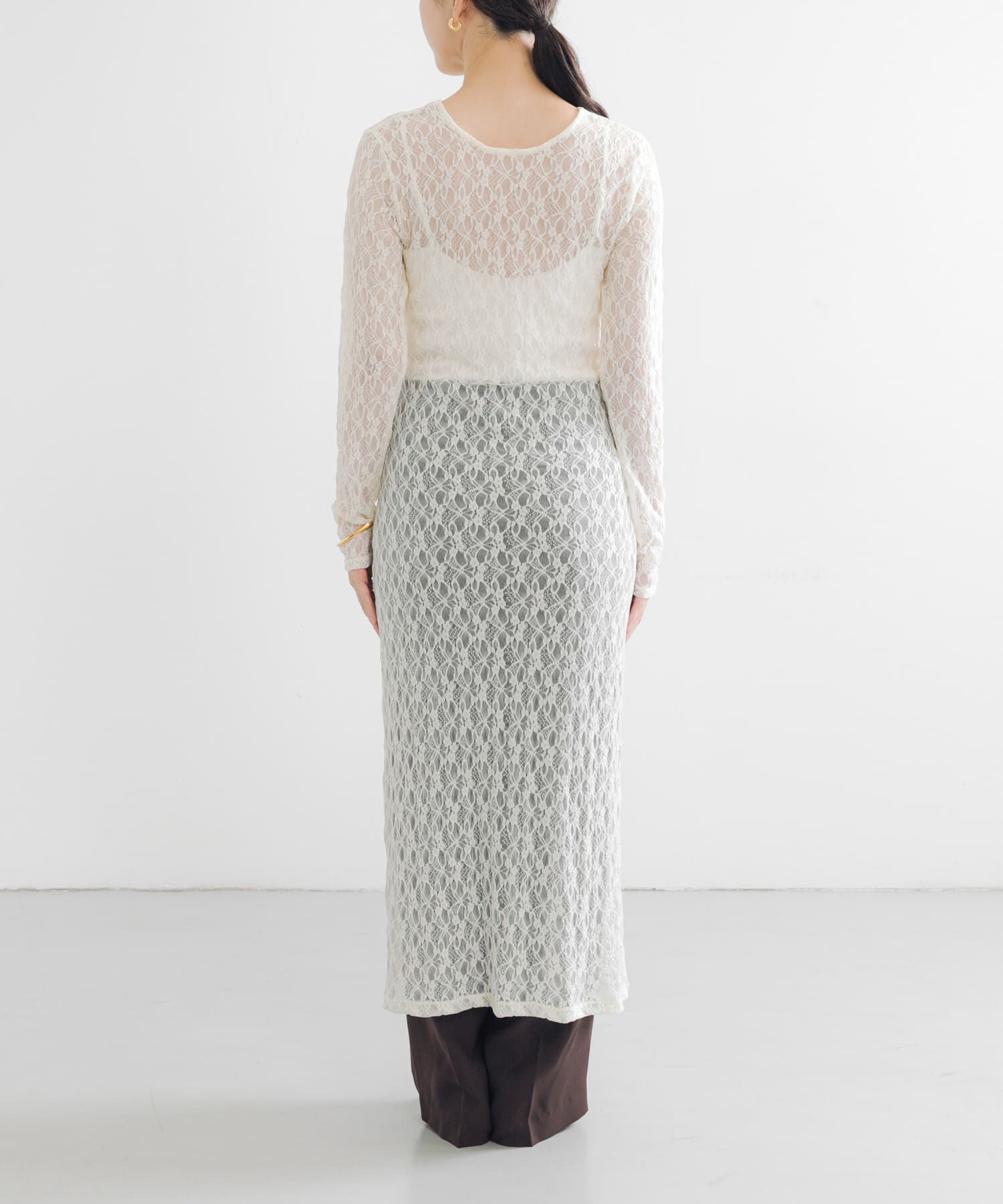 URBAN RESEARCH「ストレッチレースカットワンピース」|ワンピース|