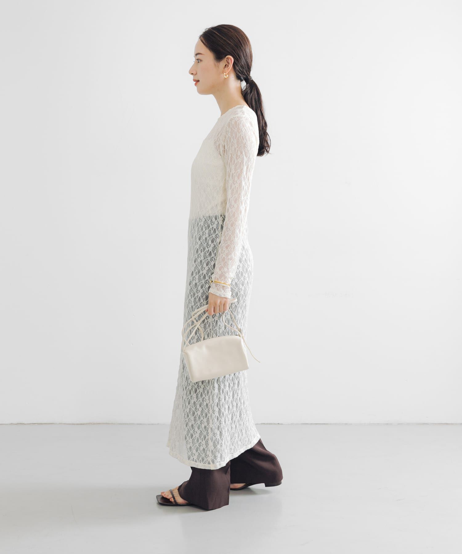 URBAN RESEARCH「ストレッチレースカットワンピース」|ワンピース|