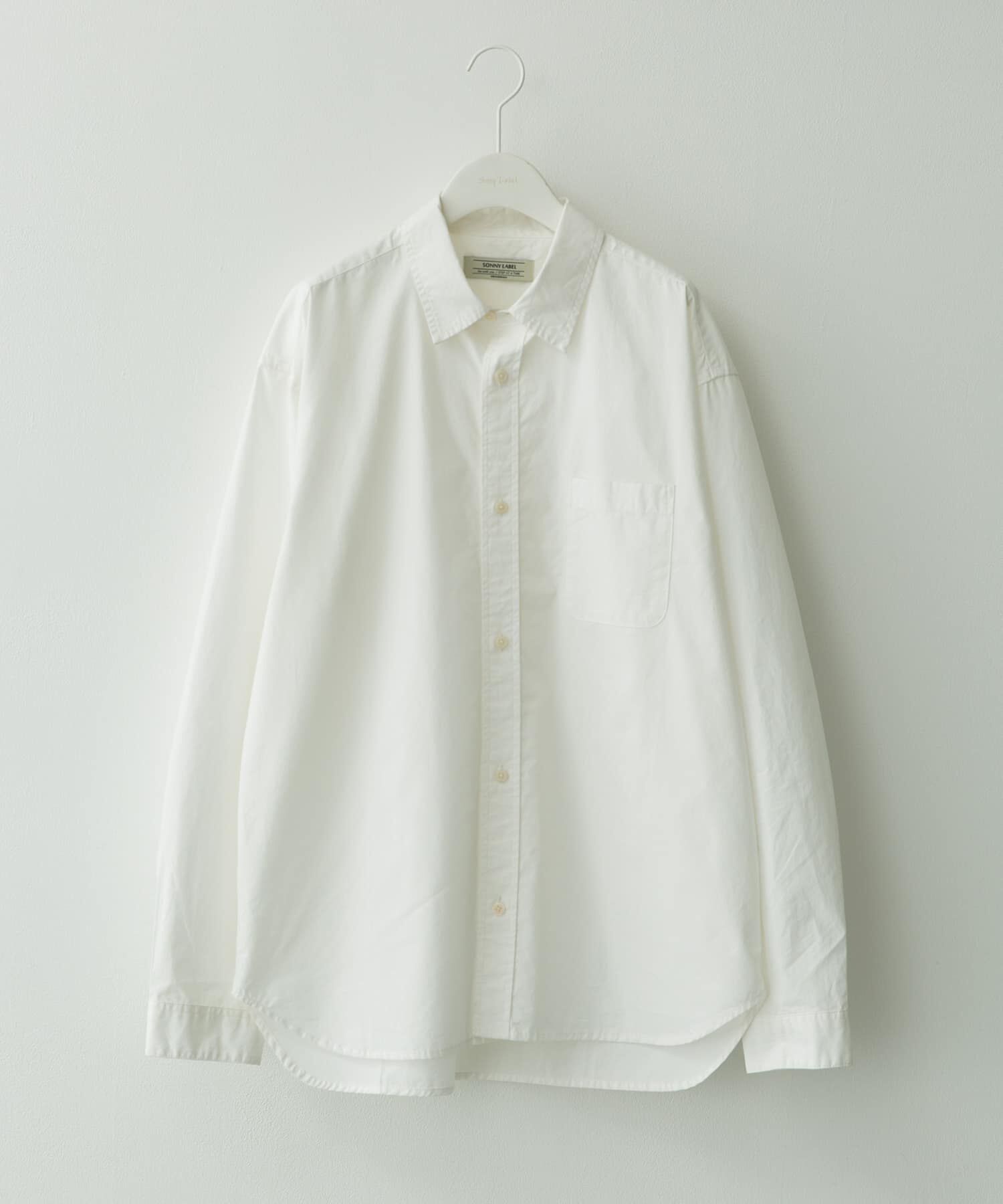 Sonny Label 「高密度タイプライターレギュラーシャツ」|シャツ・ブラウス|ホワイト