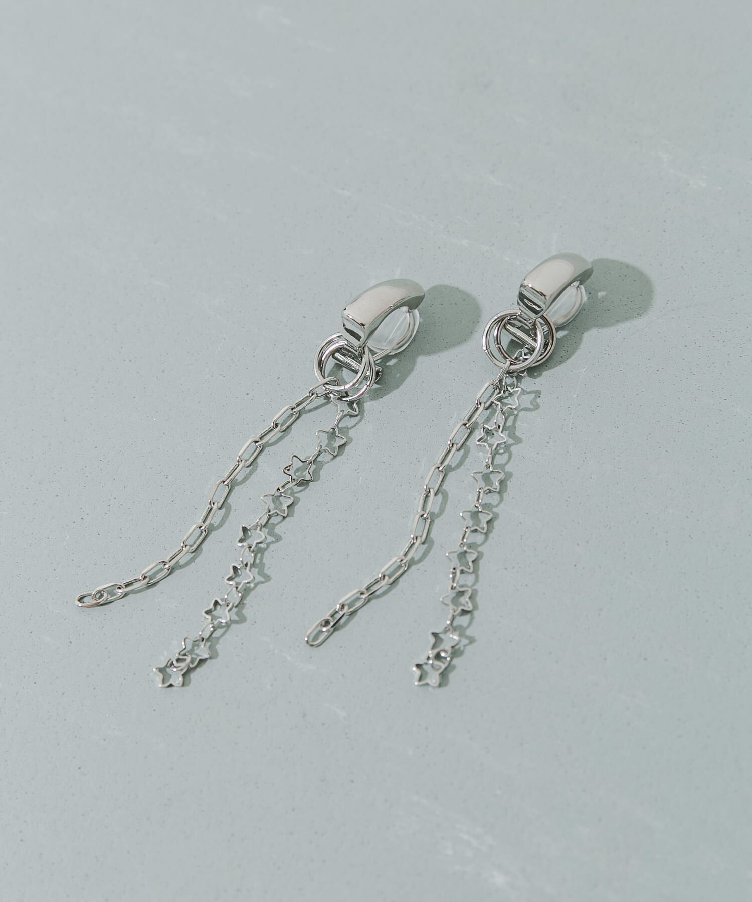 SMELLY「スターチェーンマルチWAYイヤリング」|イヤリング|シルバー