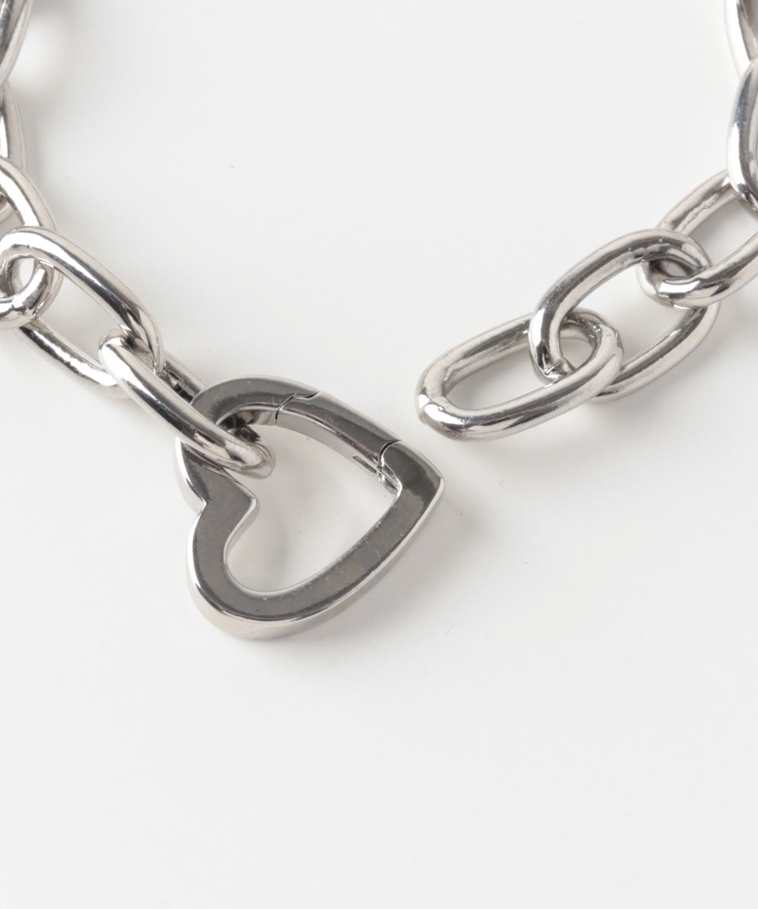 SMELLY「ハートカラビナチェーンブレスレット」|ブレスレット・バングル|