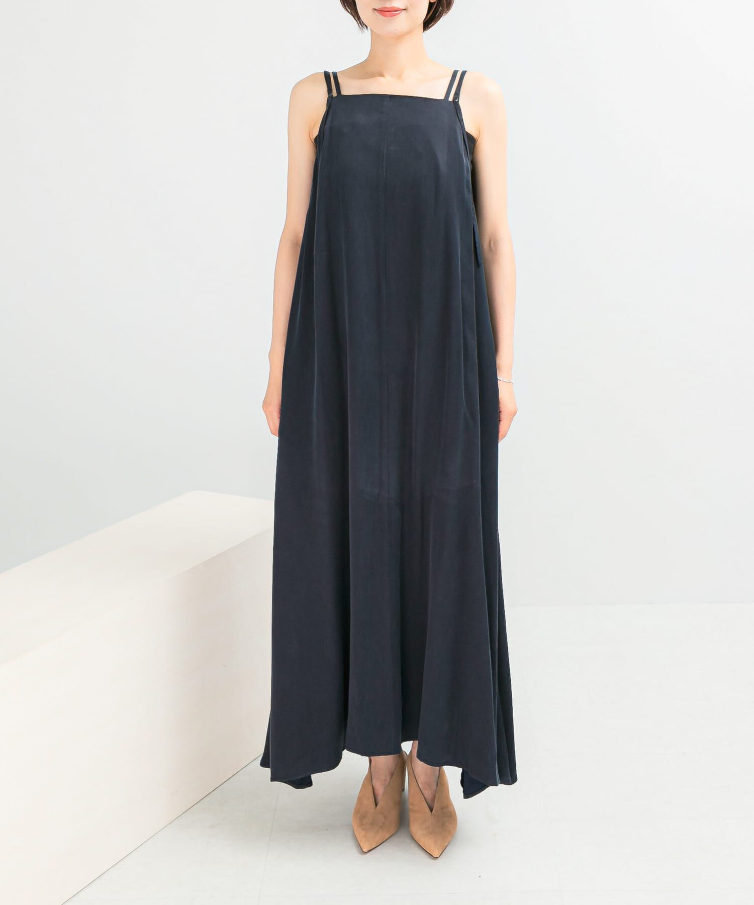 URBAN RESEARCH ROSSO「クールタッチ2WAYキュプラ混キャミワンピース」|ワンピース|