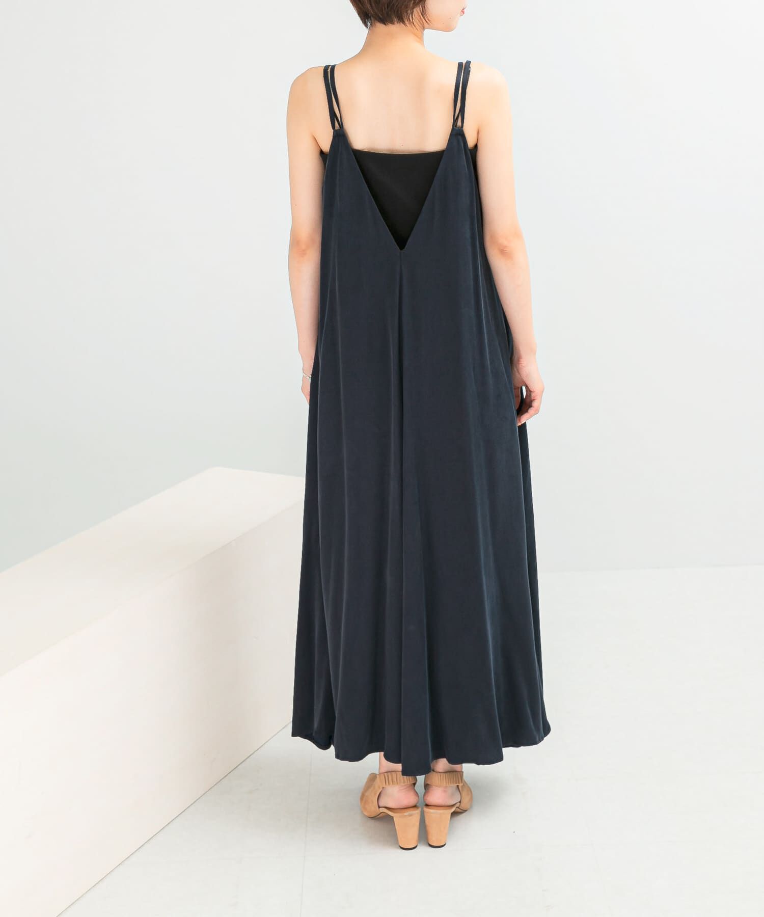 URBAN RESEARCH ROSSO「クールタッチ2WAYキュプラ混キャミワンピース」|ワンピース|