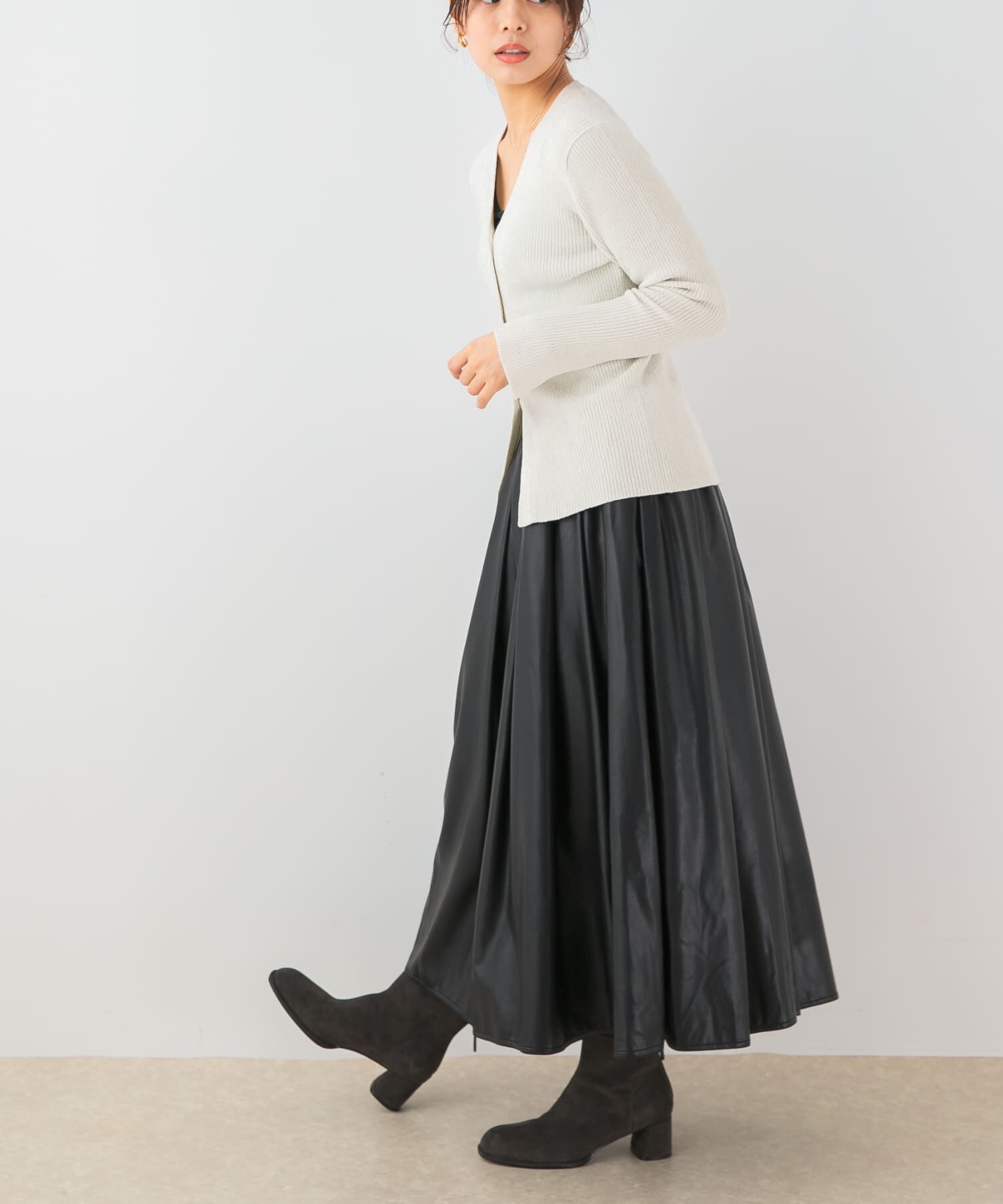 URBAN RESEARCH ROSSO「F by ROSSO　タックボリュームスカート」|スカート|