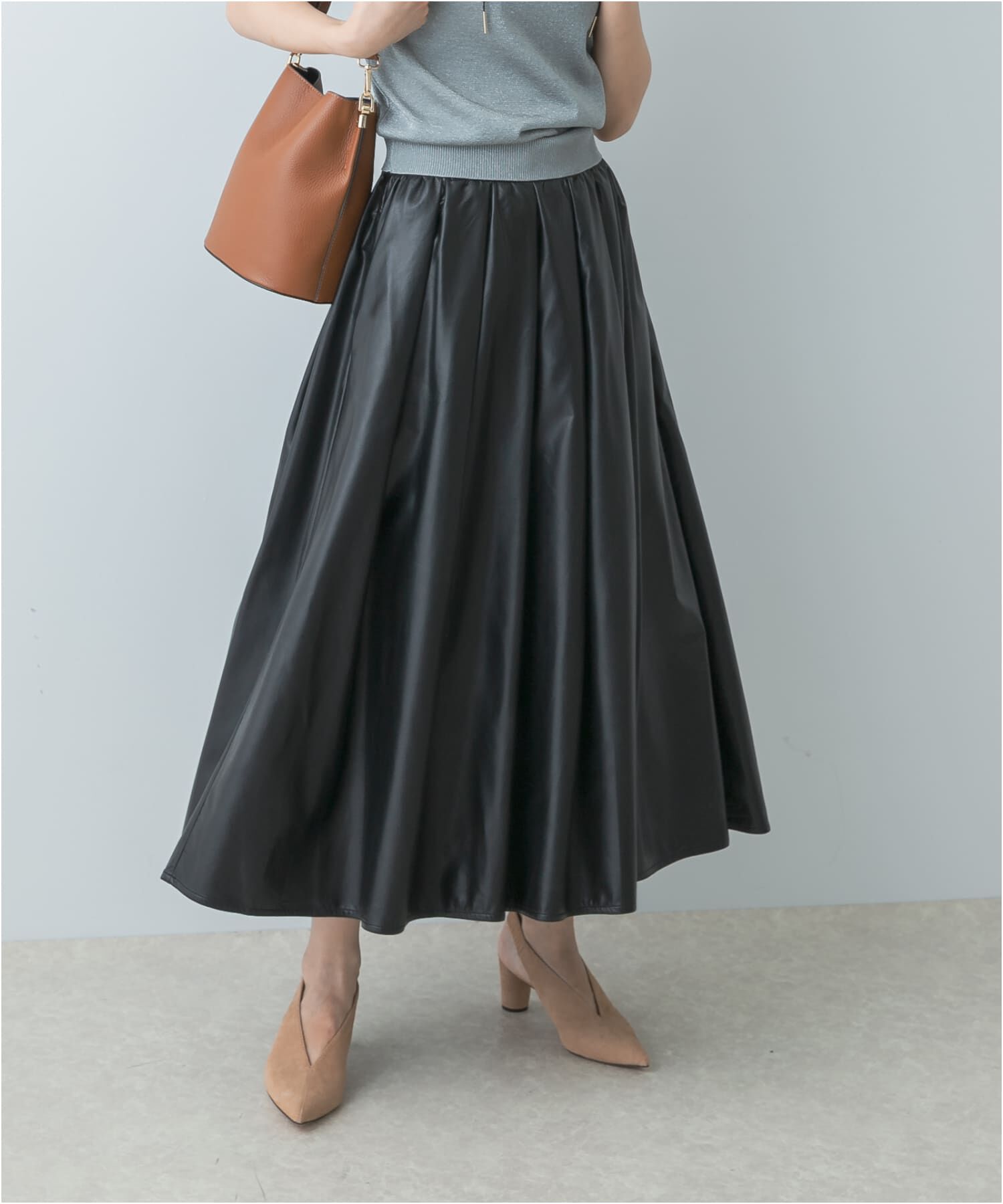 URBAN RESEARCH ROSSO「F by ROSSO　タックボリュームスカート」|スカート|