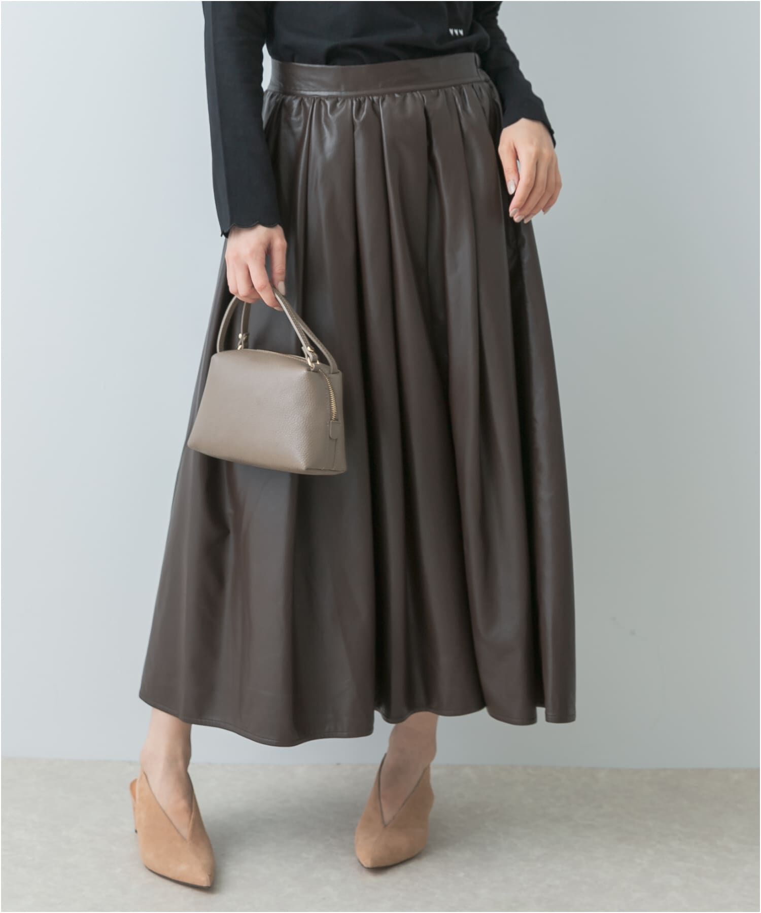 URBAN RESEARCH ROSSO「F by ROSSO　タックボリュームスカート」|スカート|