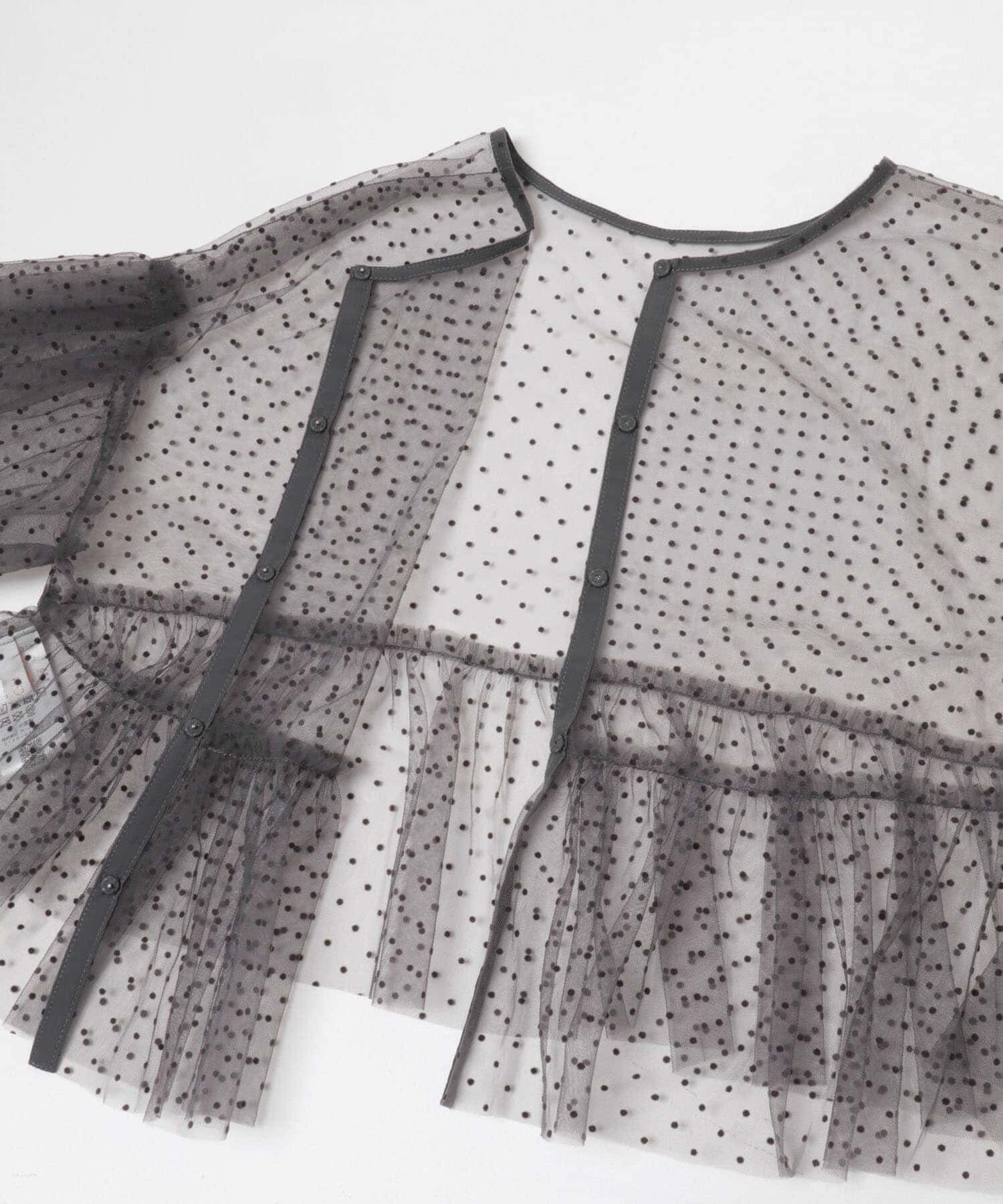 URBAN RESEARCH ROSSO「ドットチュールブラウスSETドレス」|ワンピース|